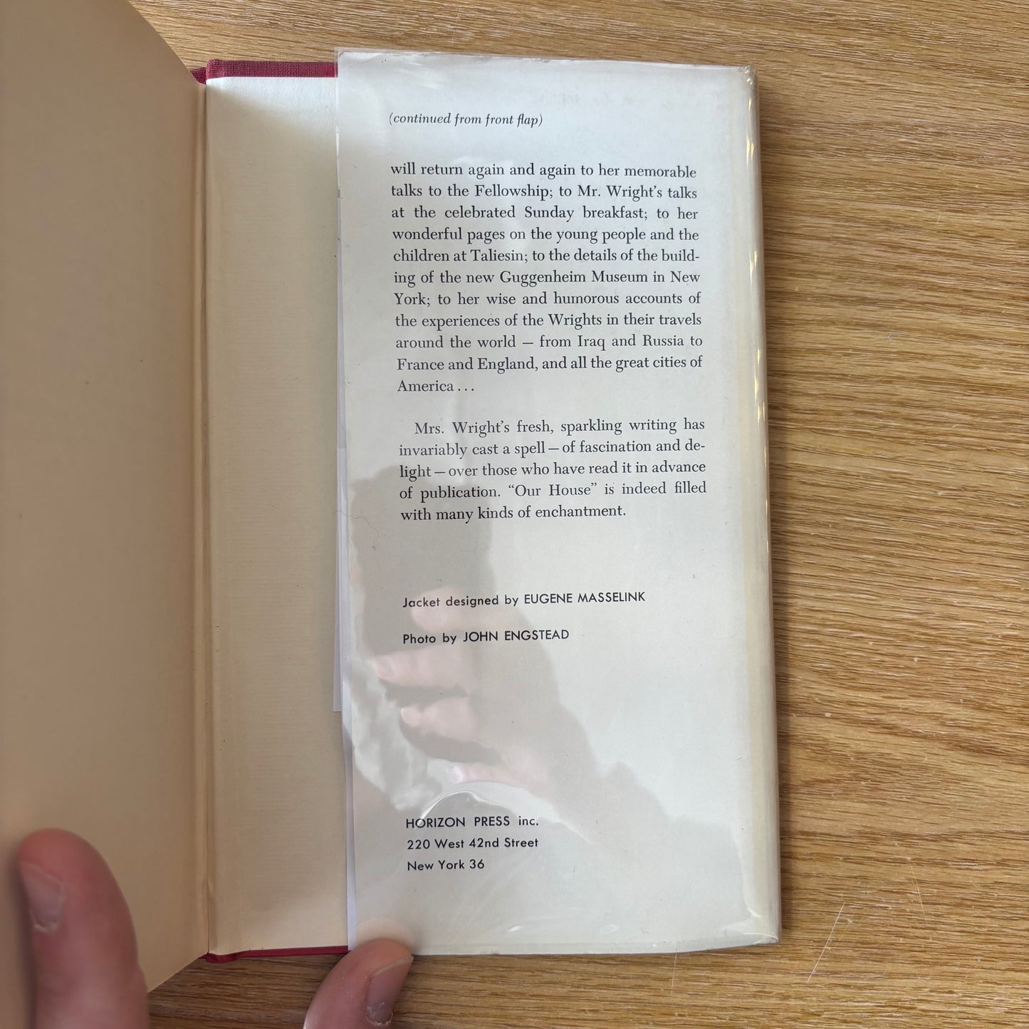 Olgivanna Lloyd Wright - Our House - First Edition