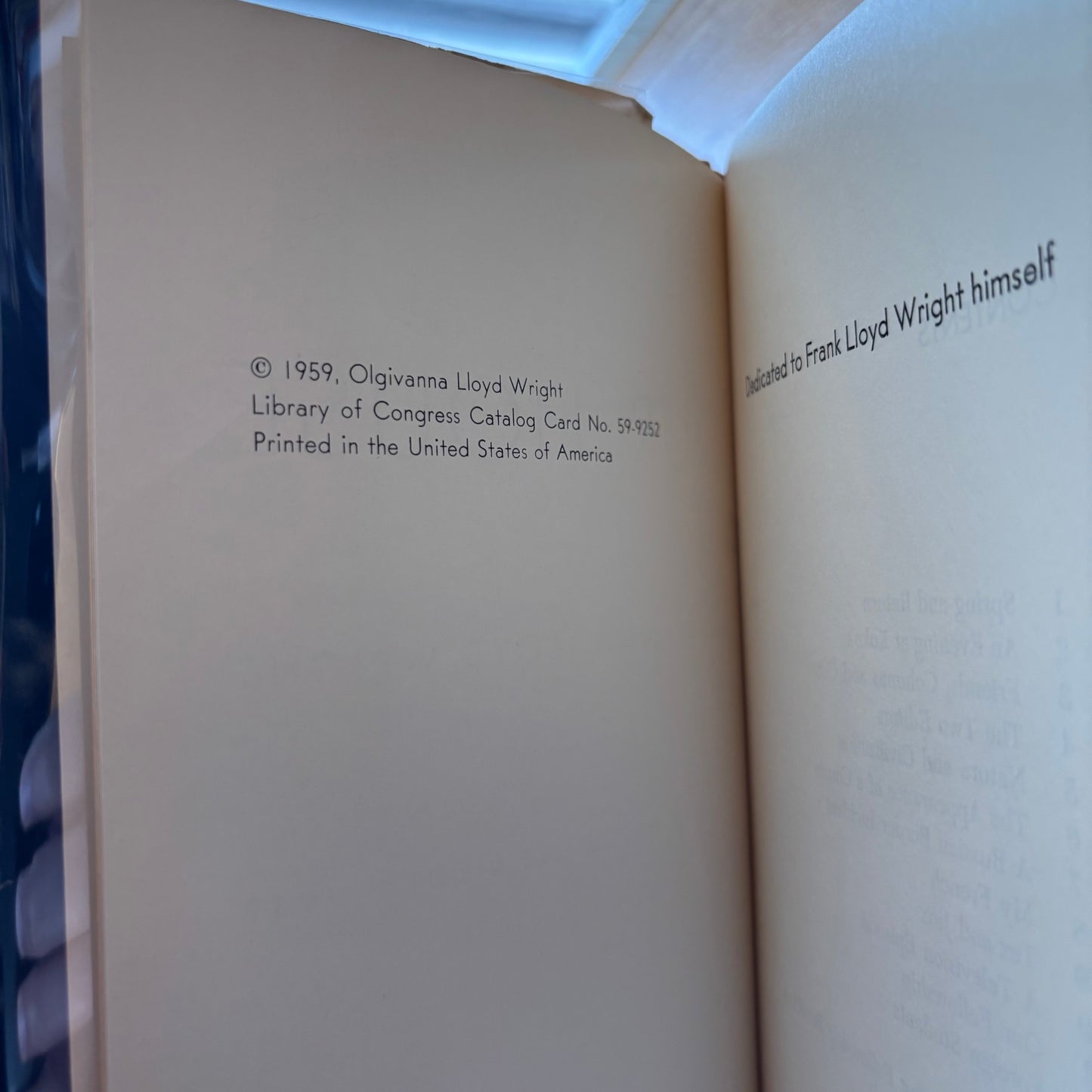 Olgivanna Lloyd Wright - Our House - First Edition