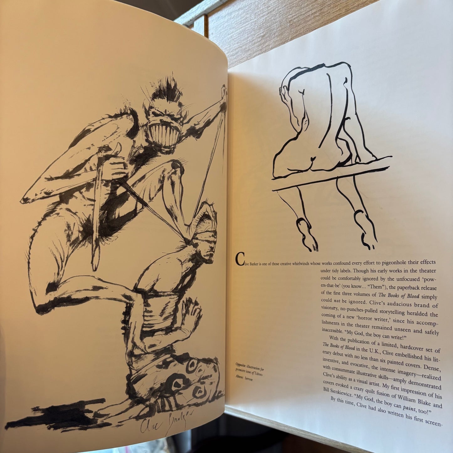 Fred Burke - Clive Barker: Illustrator - First Edition Paperback