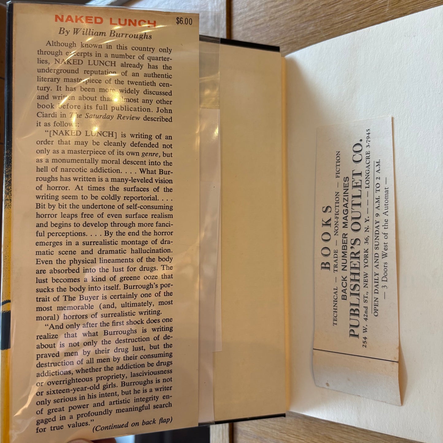 William S. Burroughs - Naked Lunch - First Edition