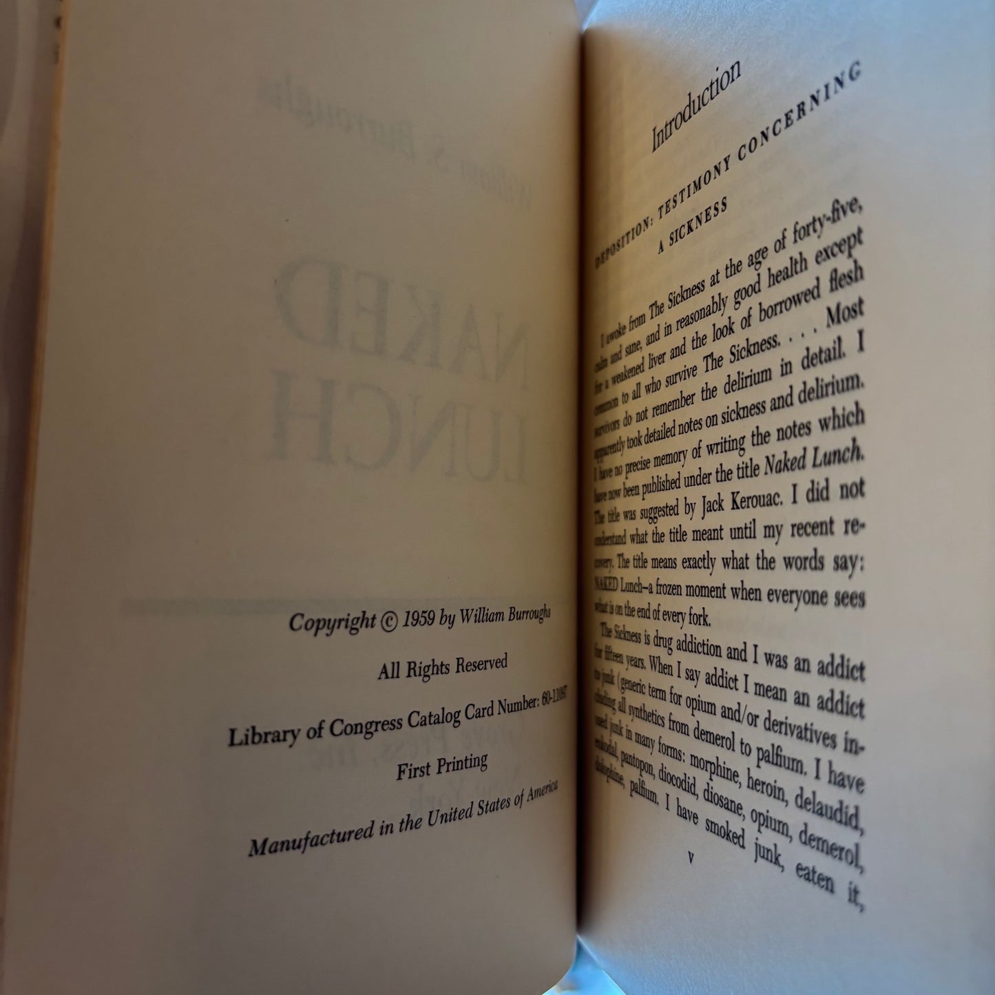 William S. Burroughs - Naked Lunch - First Edition