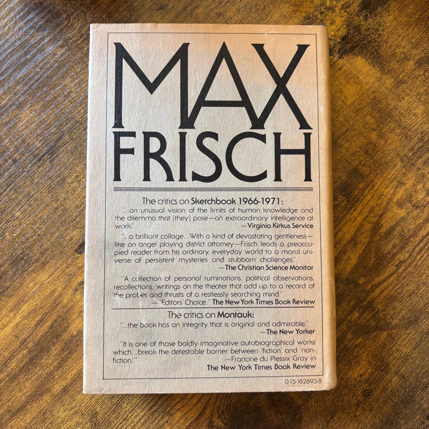 Max Frisch - Sketchbook 1946-1949