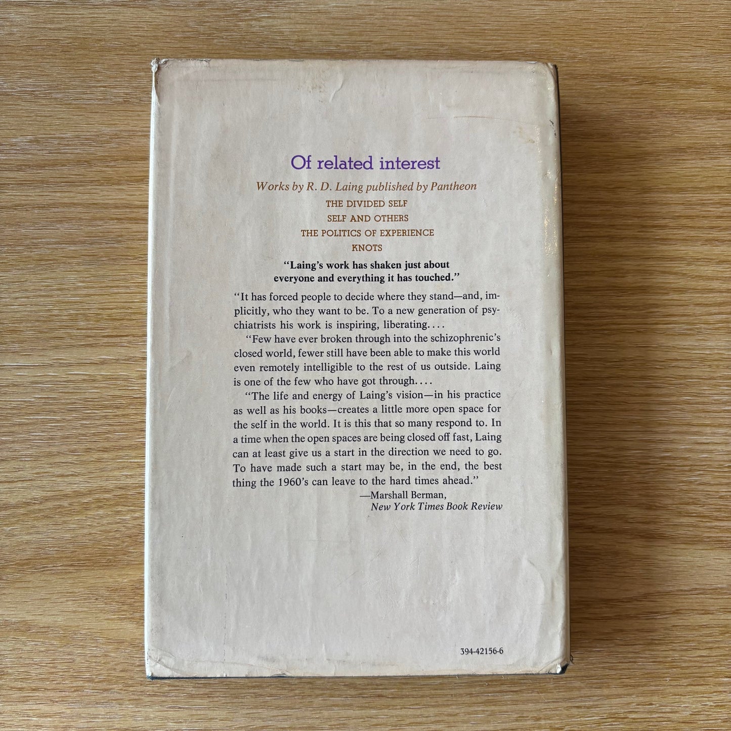 David Cooper - The Death of the Family - First Edition