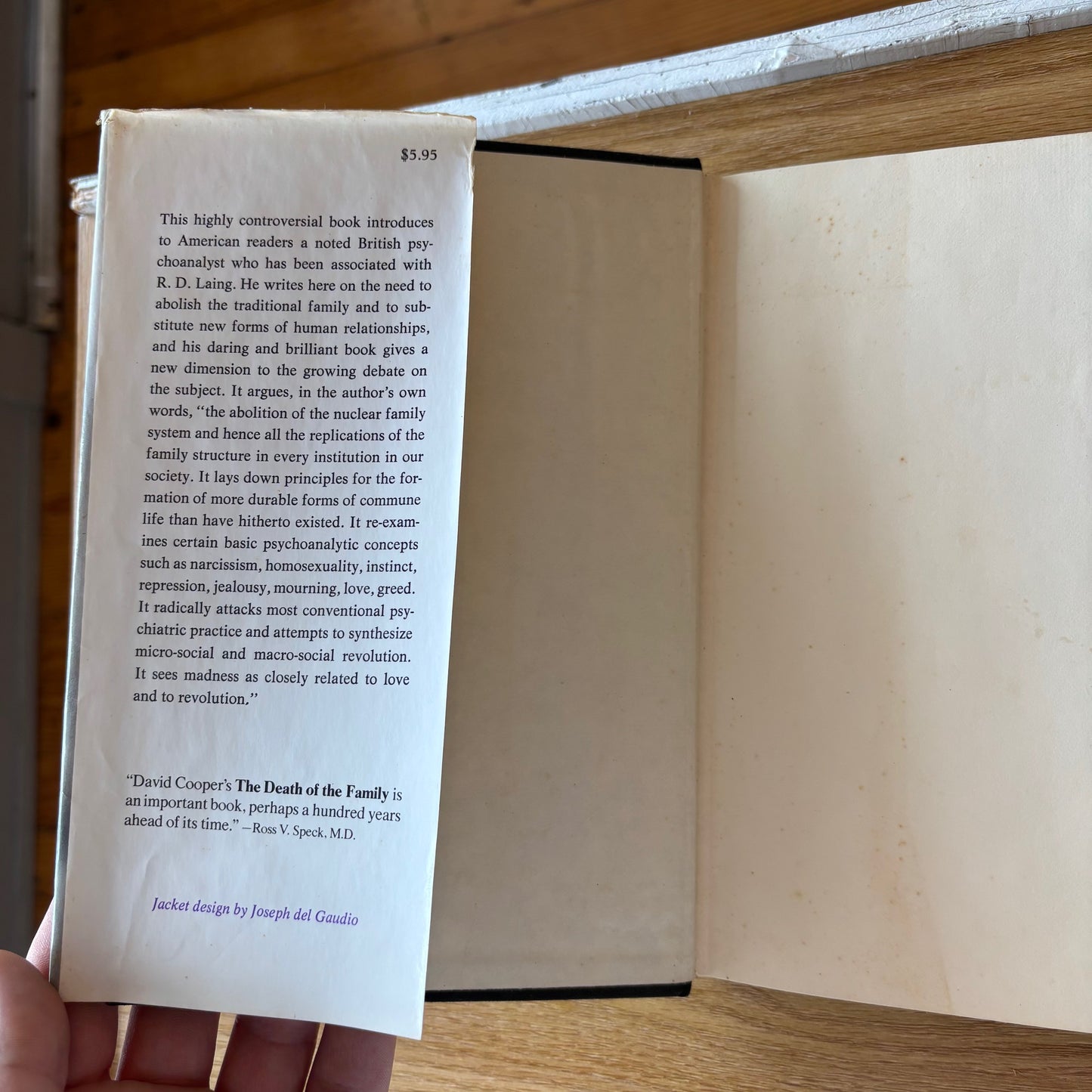 David Cooper - The Death of the Family - First Edition