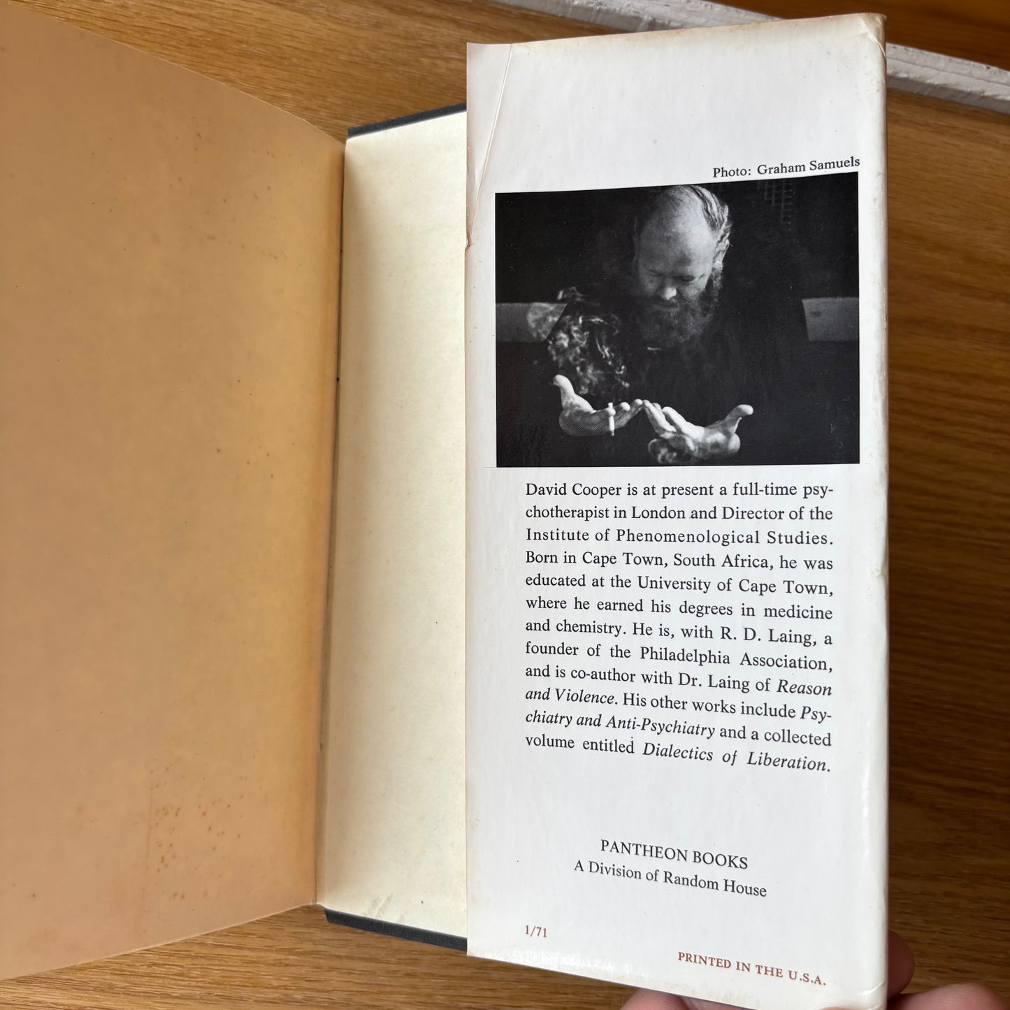 David Cooper - The Death of the Family - First Edition