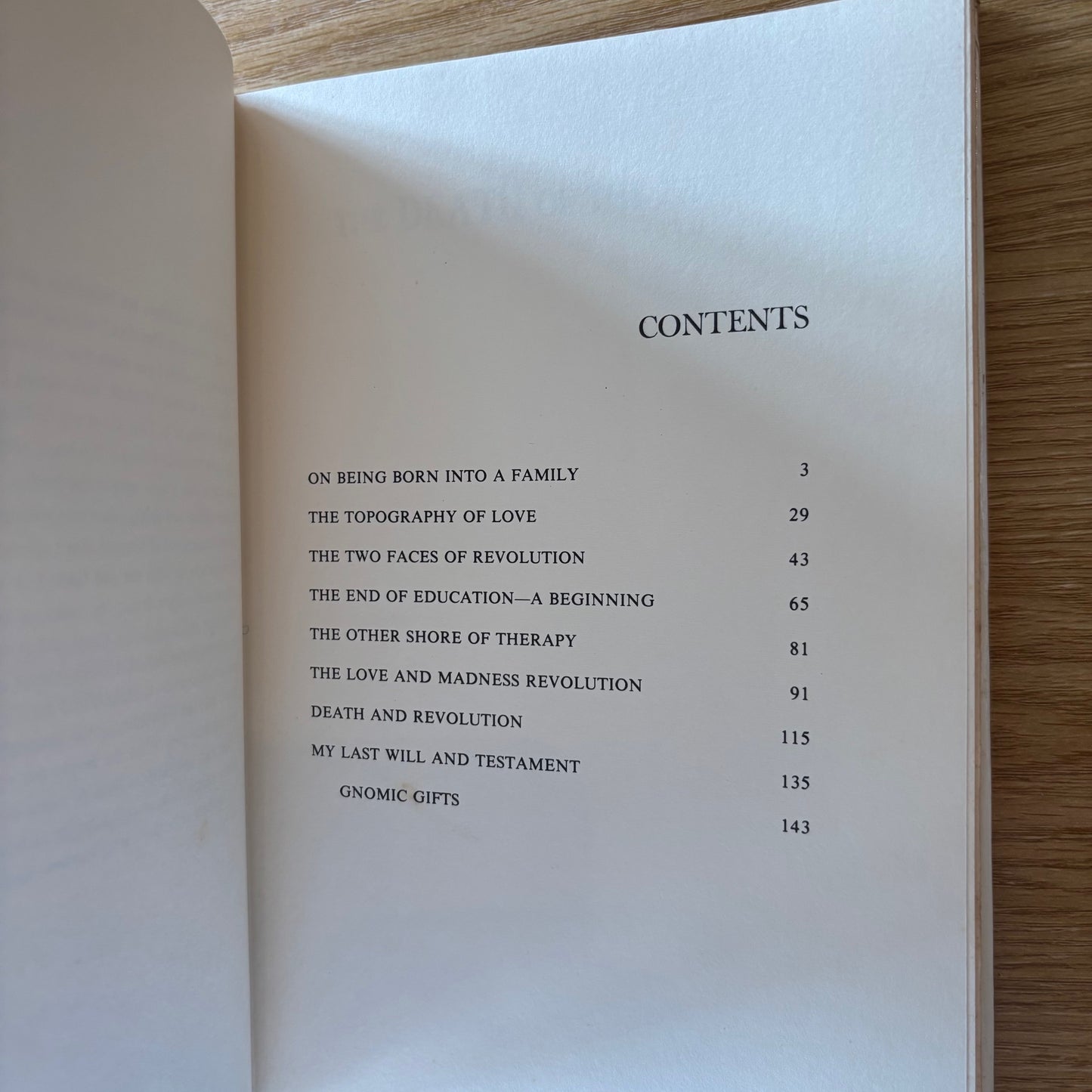 David Cooper - The Death of the Family - First Edition