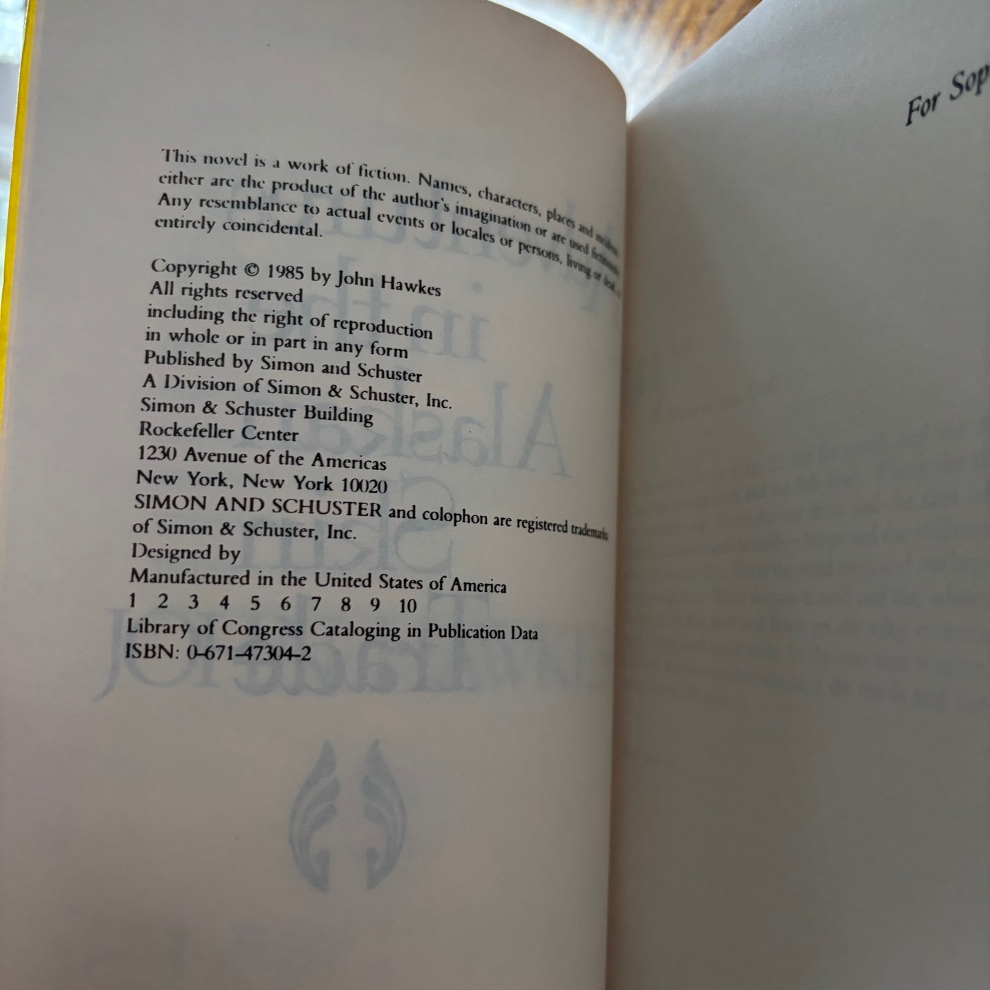 John Hawkes - Adventures in the Alaskan Skin Trade - Uncorrected Proof