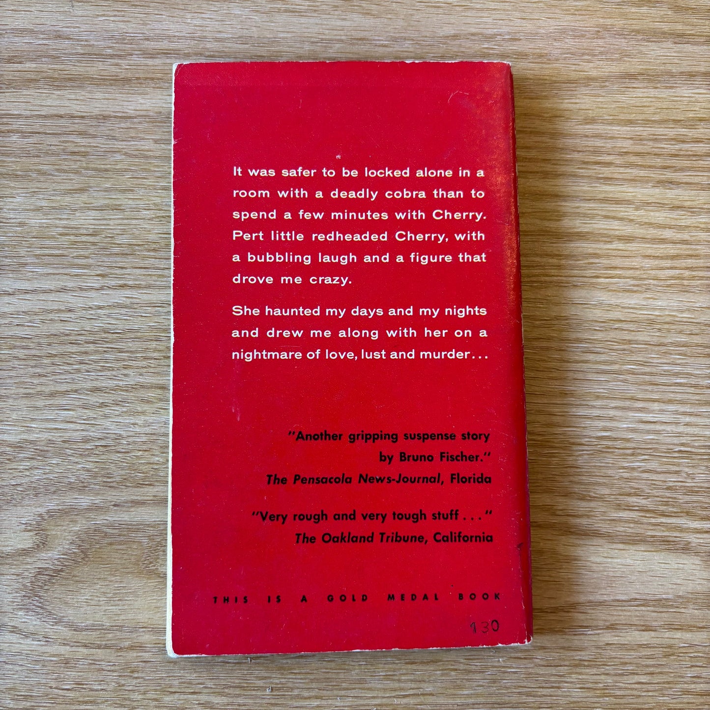 Bruno Fischer - So Wicked My Love - Signed