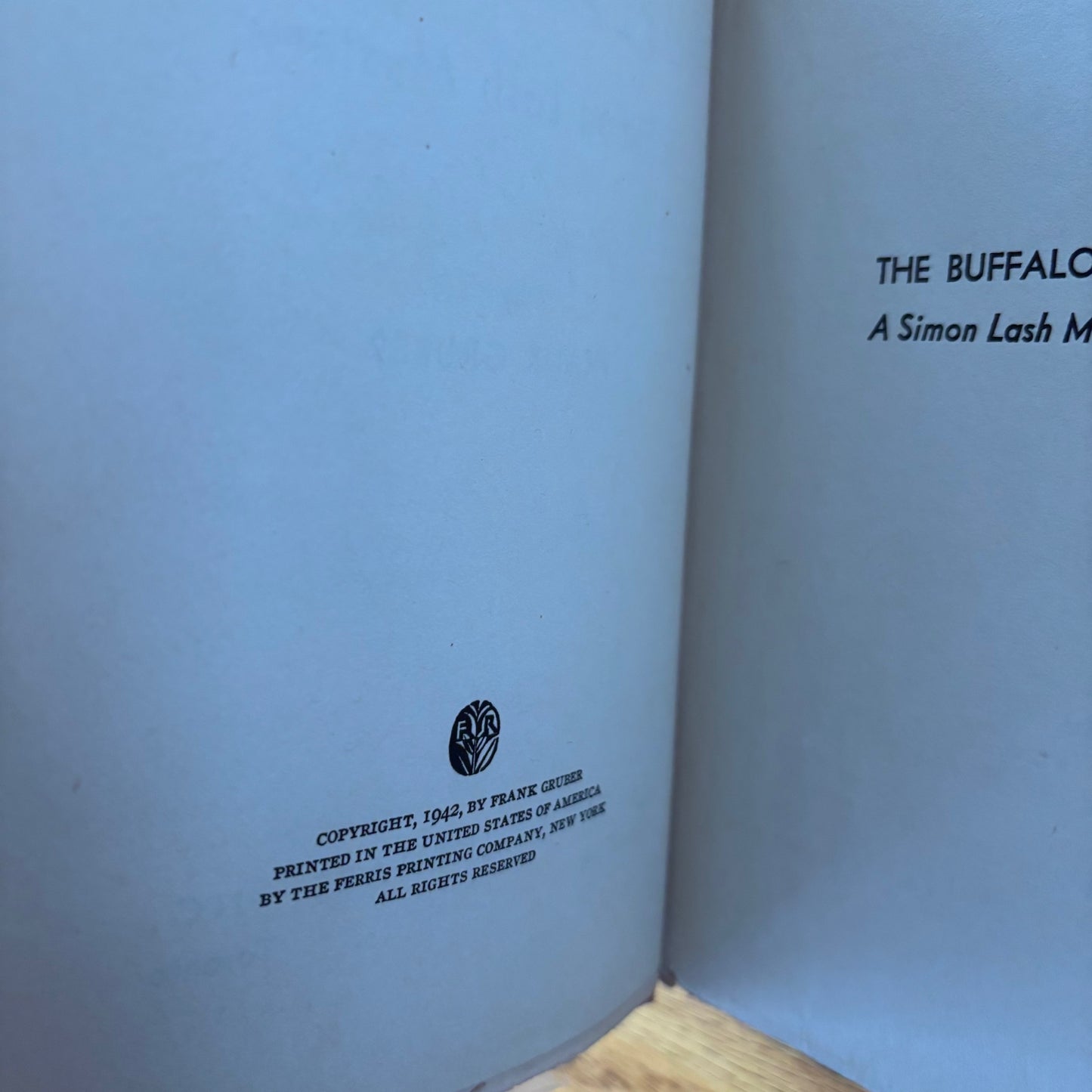Frank Gruber - The Buffalo Box - First Edition