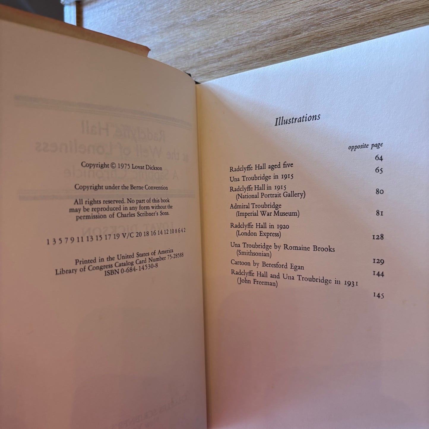 Lovat Dickson - Radclyffe Hall at the Well of Loneliness: A Sapphic Chronicle