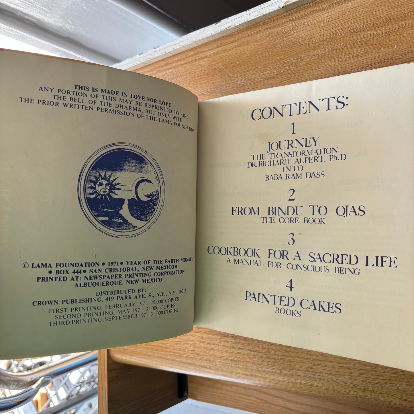Ram Dass - Be Here Now - First Edition Third Printing