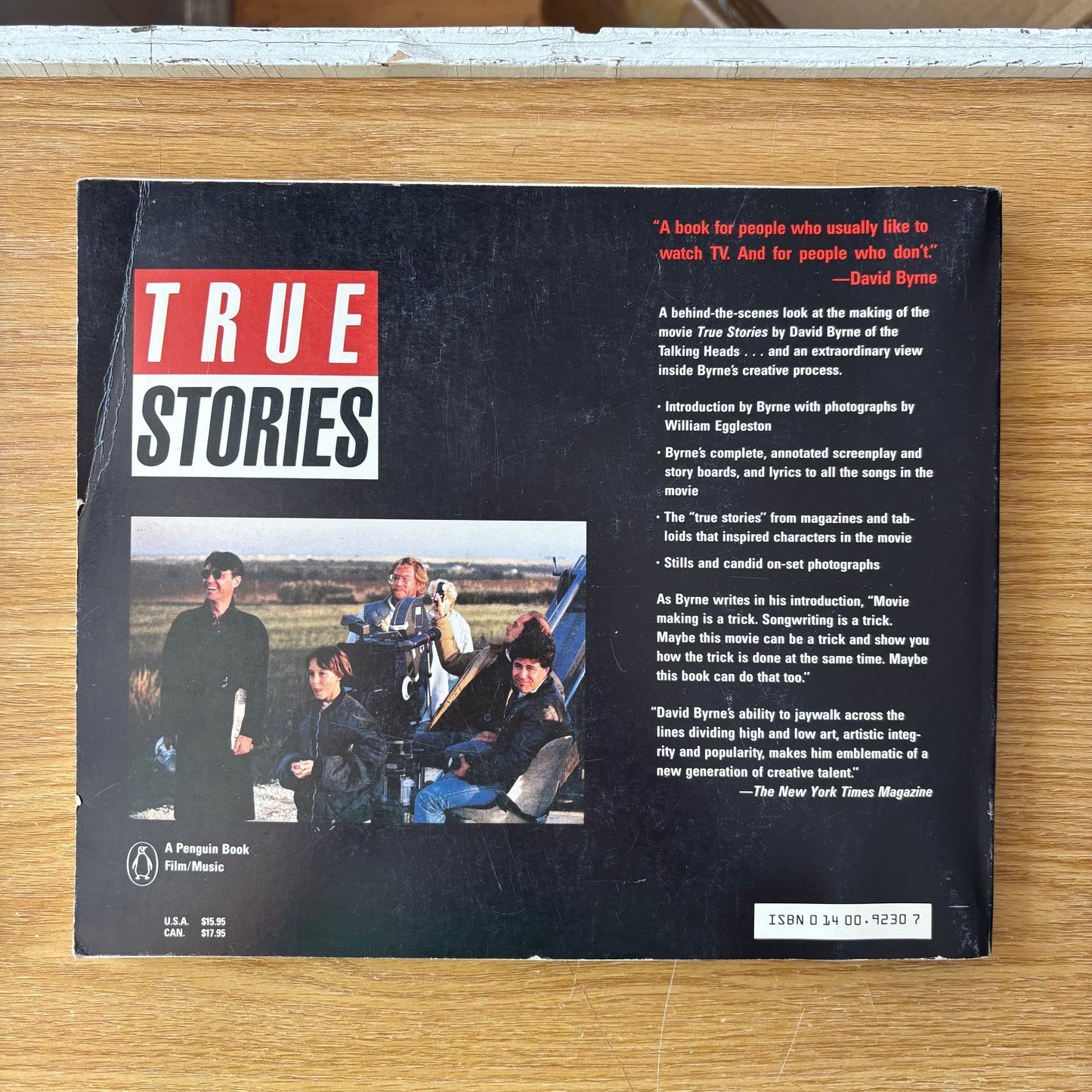 David Byrne - True Stories - Signed First Edition