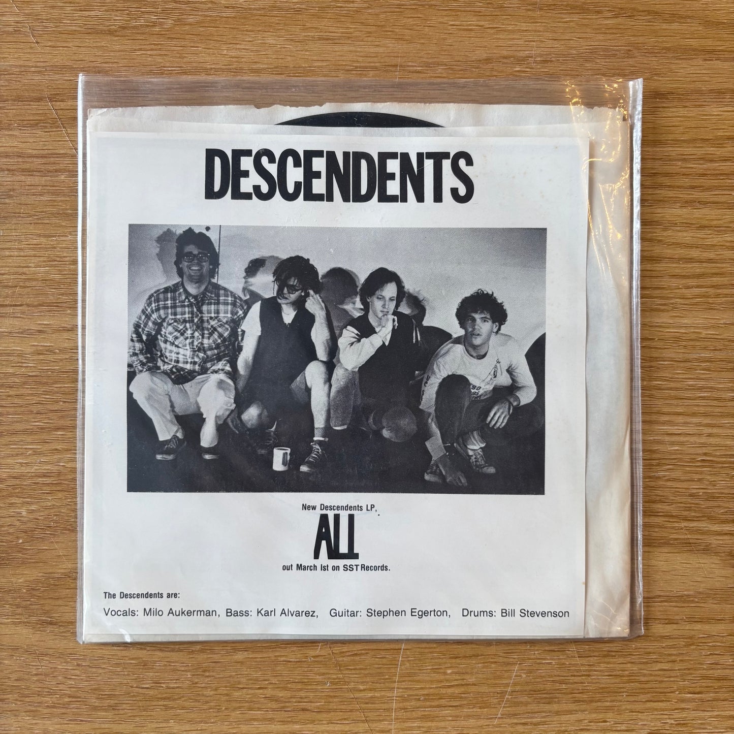 Descendents - Clean Sheets / Coolidge - Promo 7 Inch
