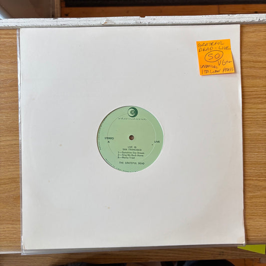 Grateful Dead - Live in San Francisco - Unofficial Italian Pressing