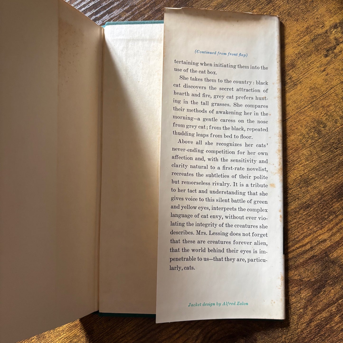 Doris Lessing - Particularly Cats - First Edition