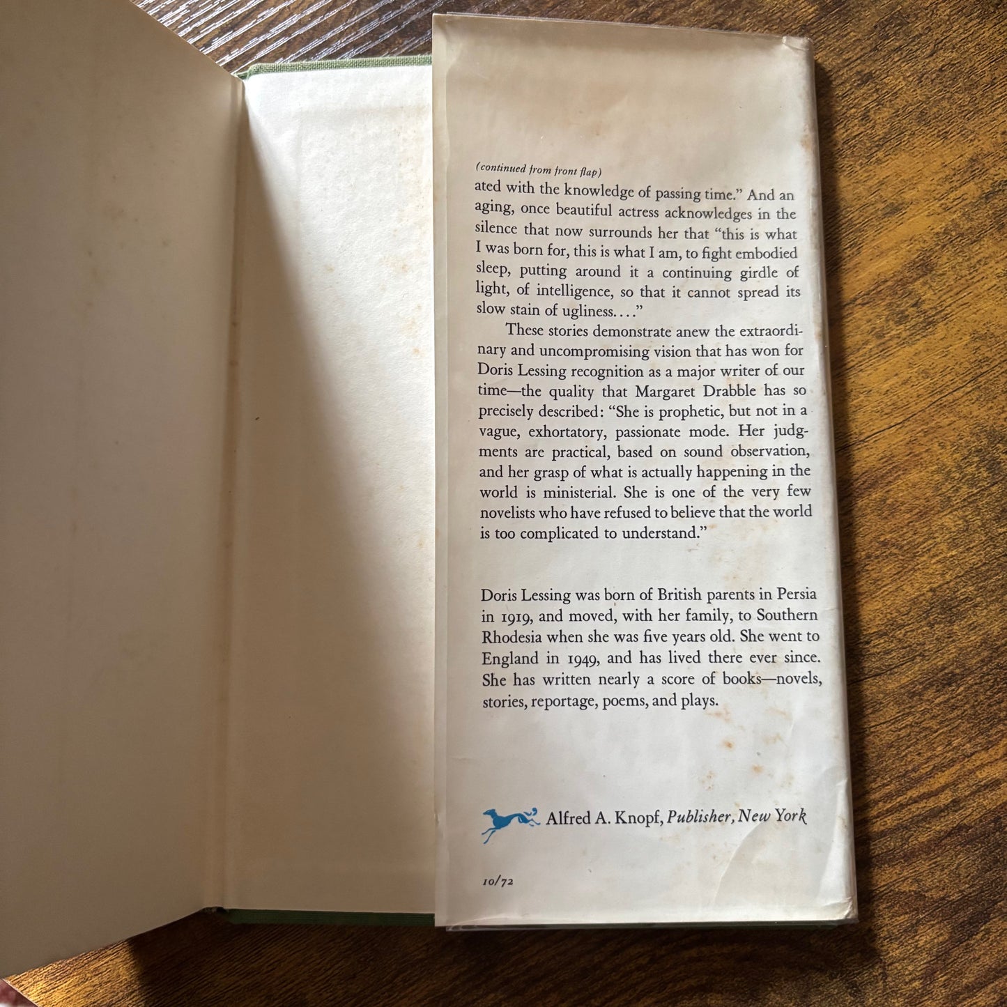 Doris Lessing - The Temptation of Jack Orkney & Other Stories - First Edition