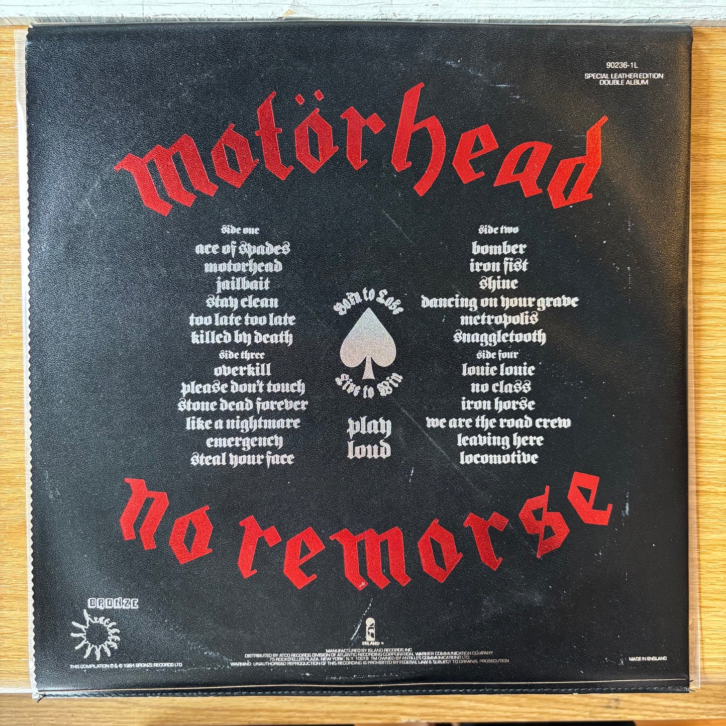 Motorhead - No Remorse - Special Leather Edition