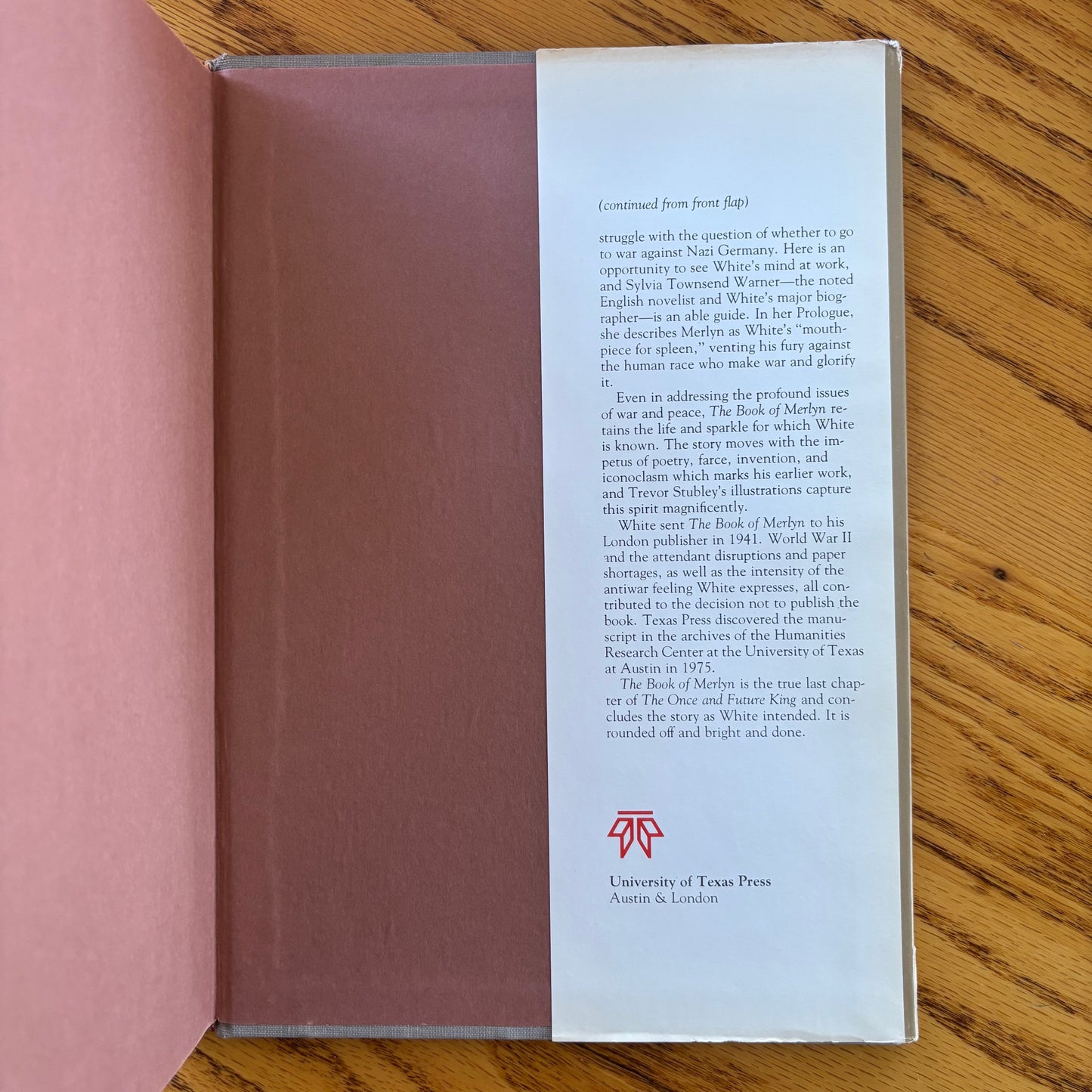 T.H. White - The Book of Merlyn