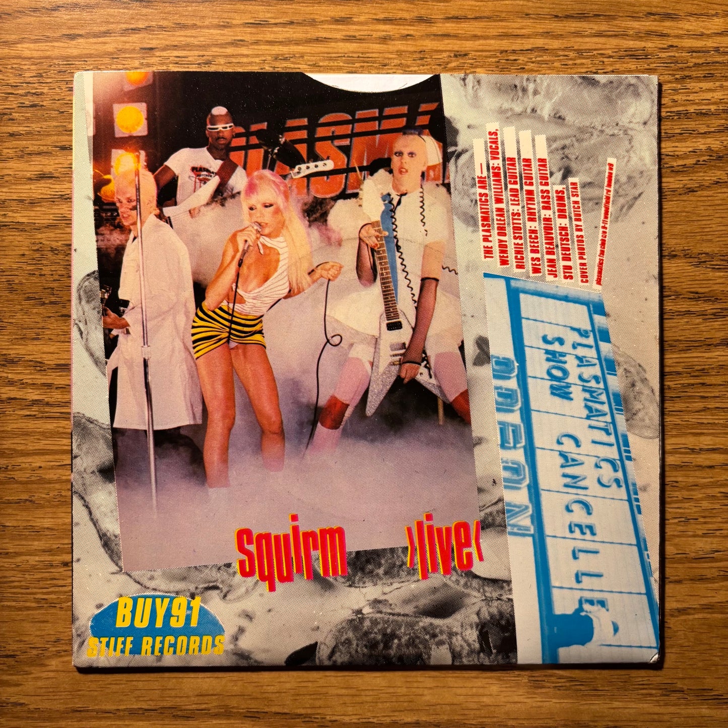 Plasmatics - Monkey Suit - Yellow/Red Splatter