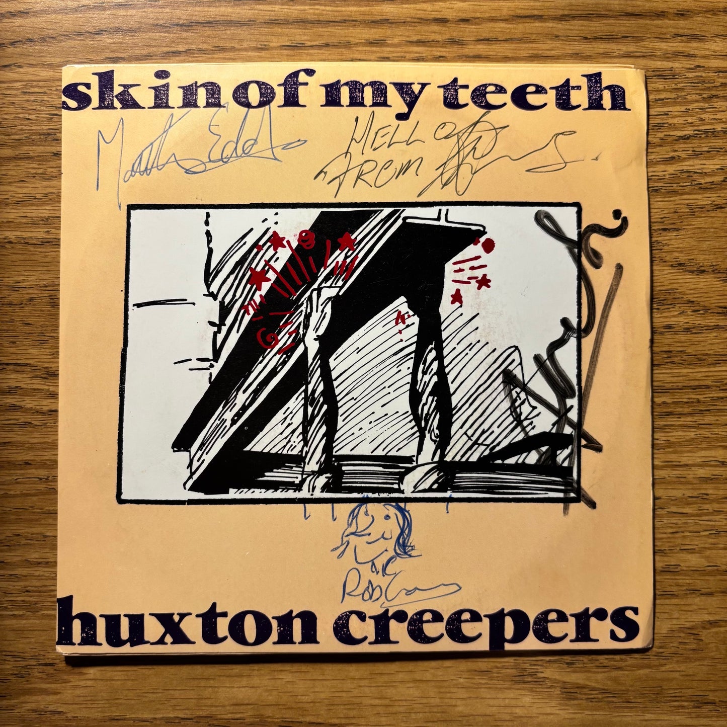 Huxton Creepers - Skin of My Teeth - Signed