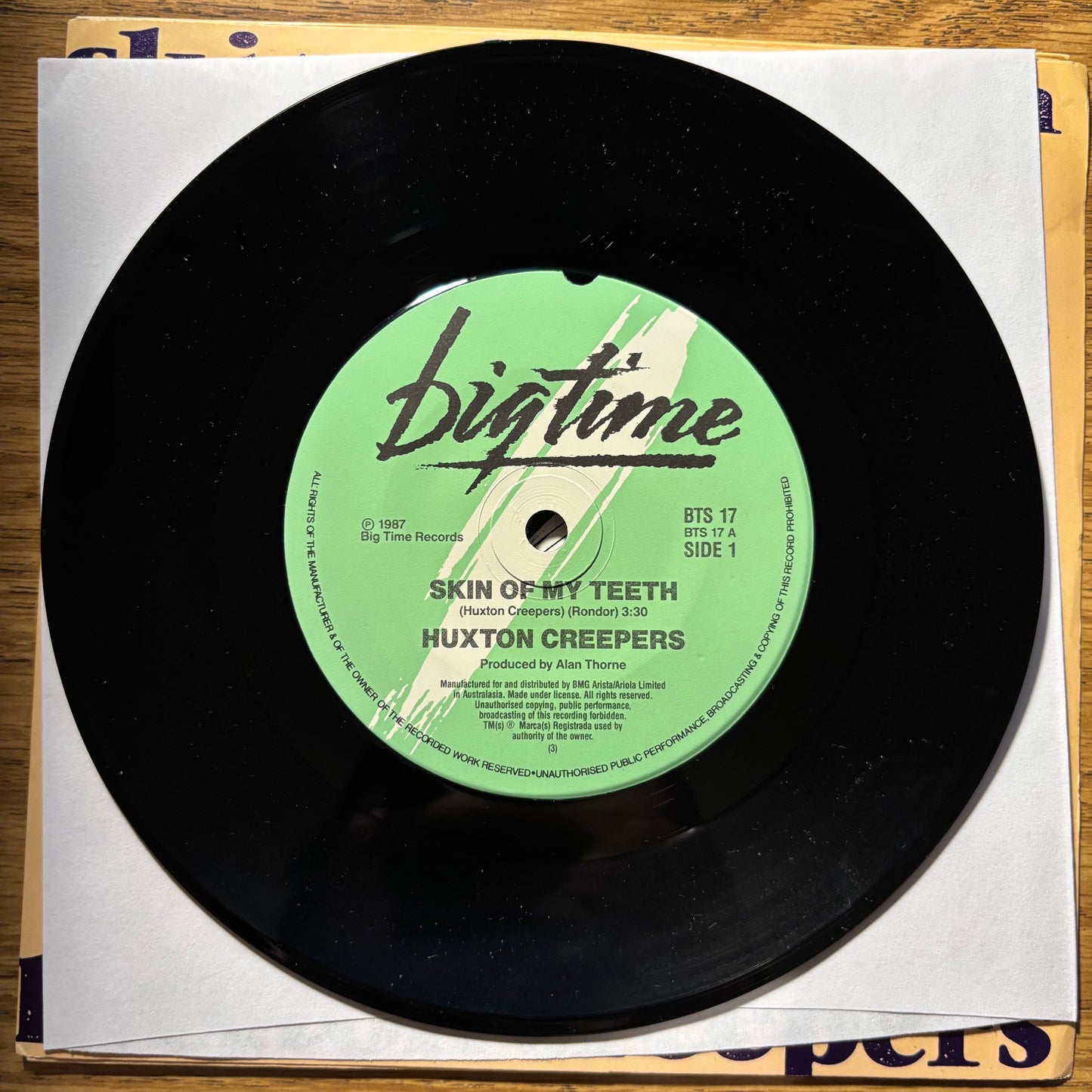 Huxton Creepers - Skin of My Teeth - Signed