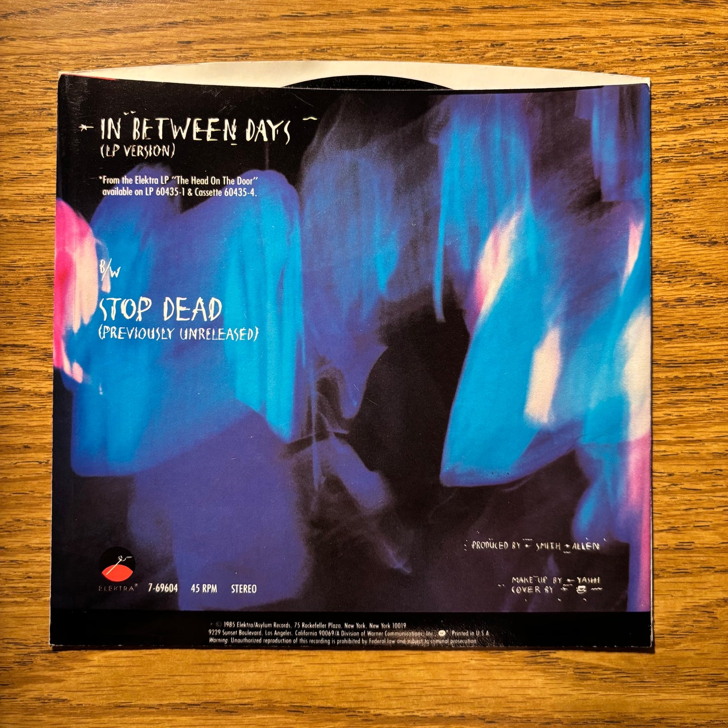 The Cure - In Between Days - Promotional Pressing