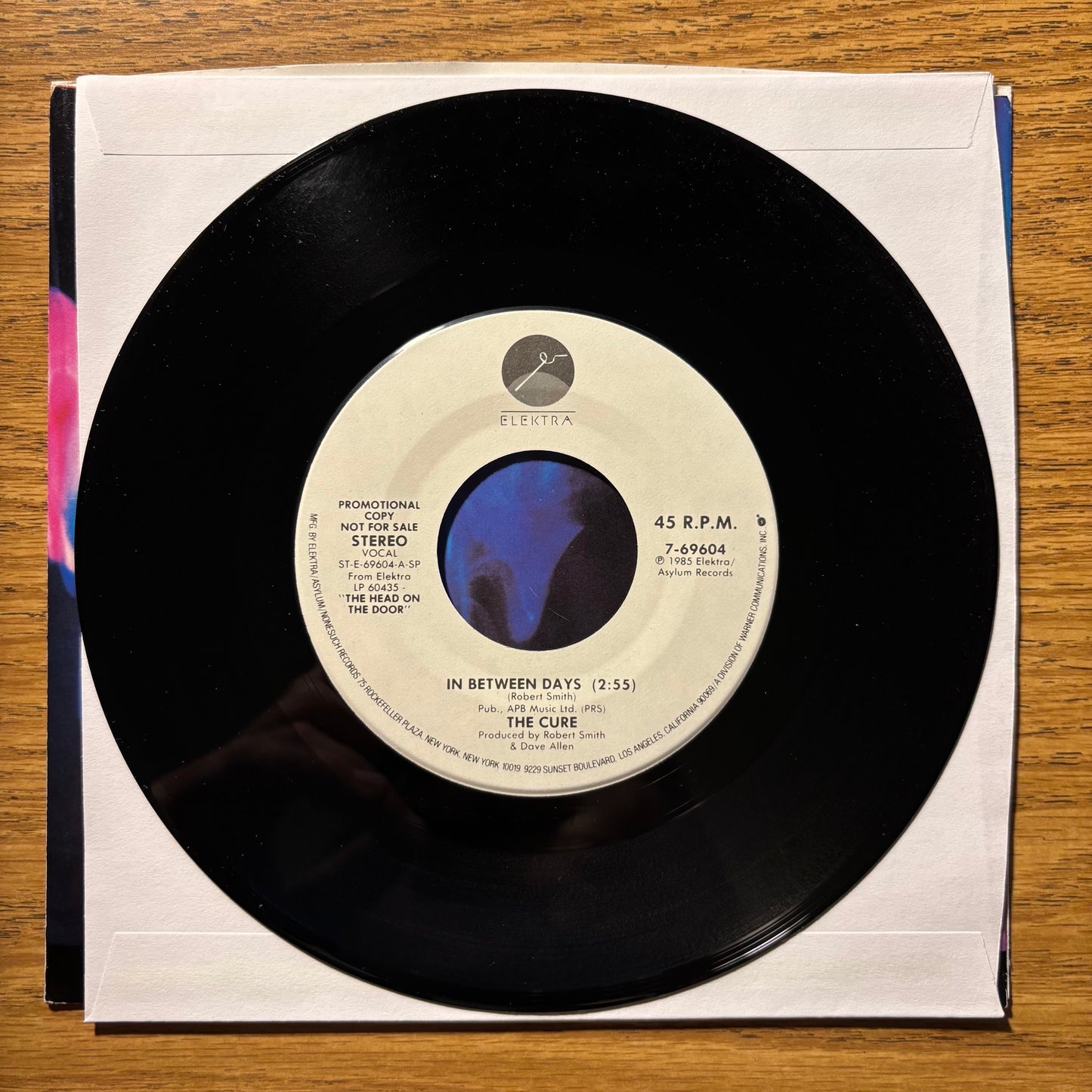 The Cure - In Between Days - Promotional Pressing