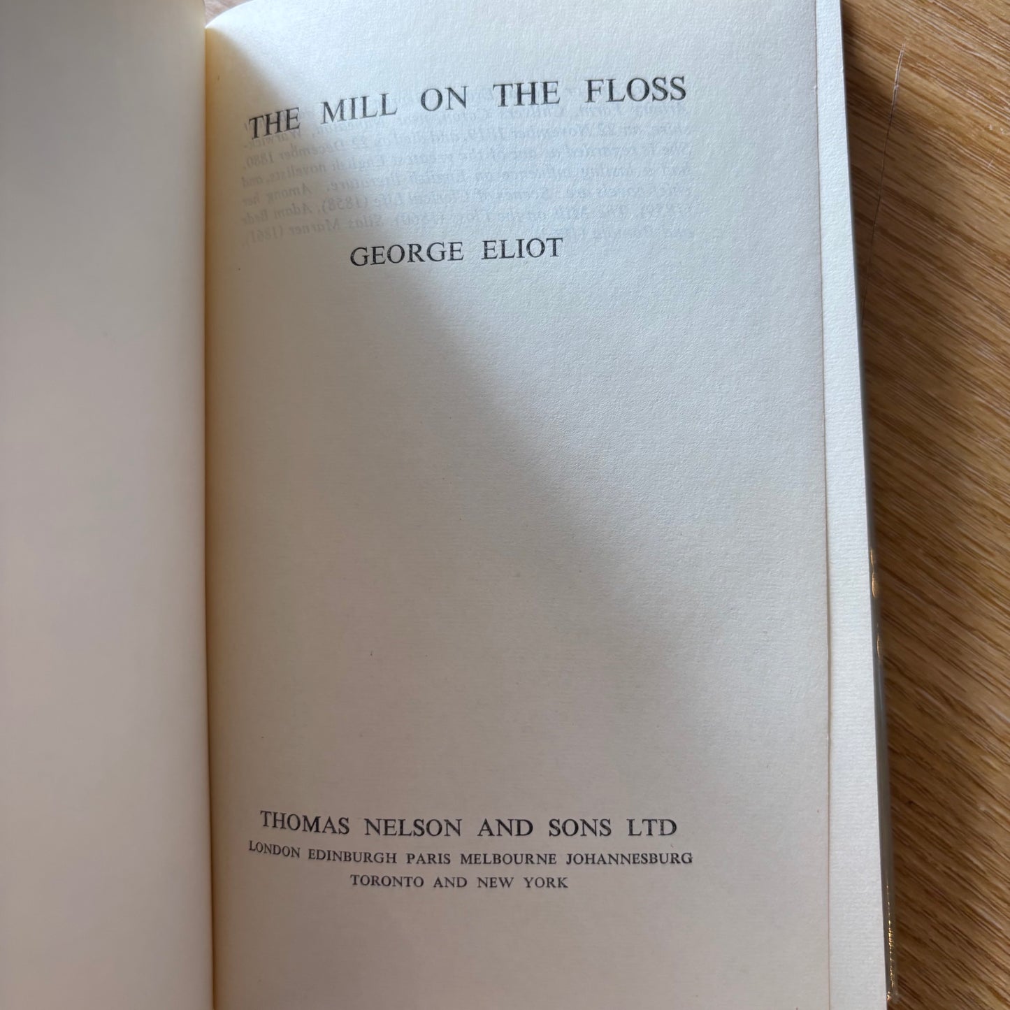 George Eliot - The Mill on the Floss