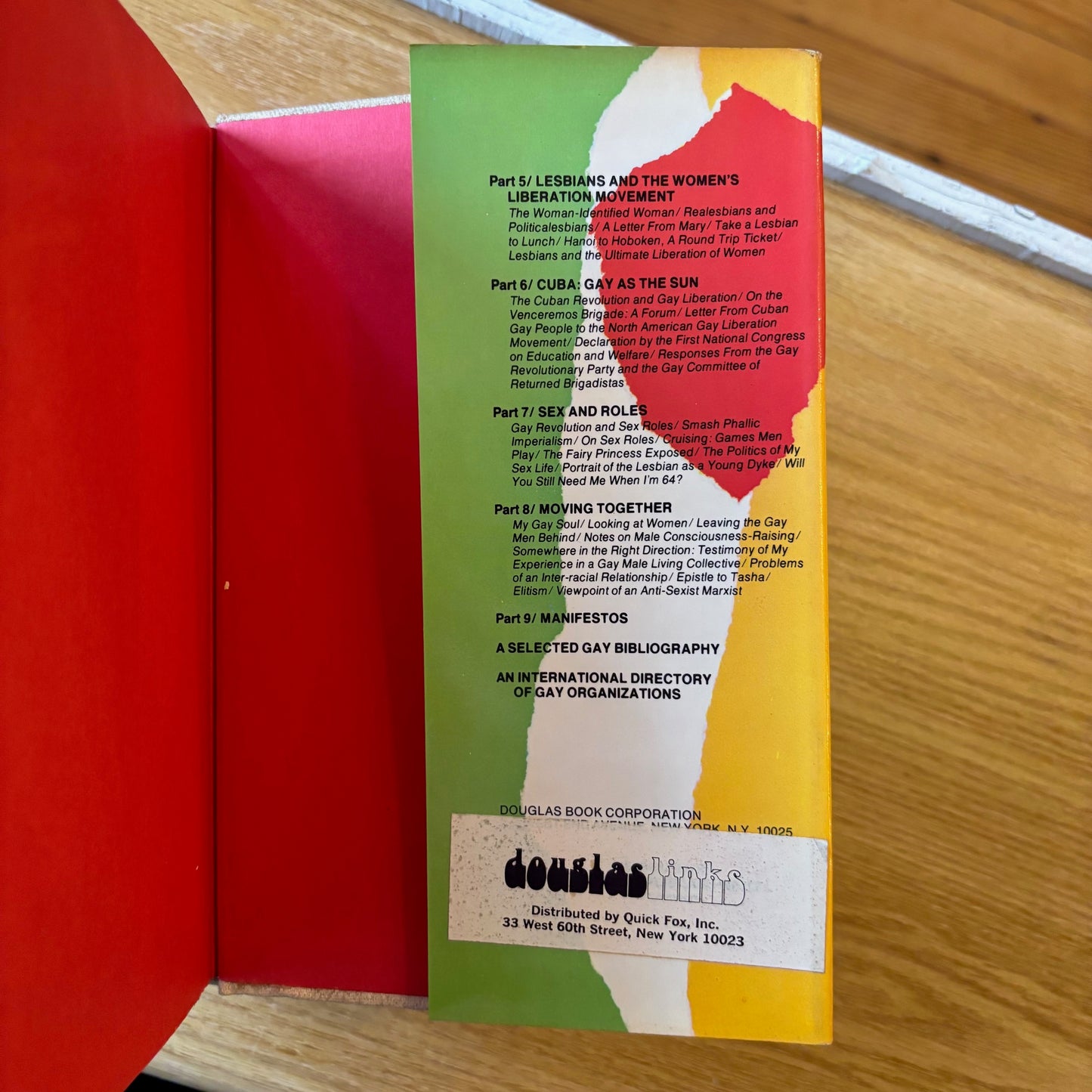 Karla Jay & Allen Young, eds. - Out of the Closets: Voices of Gay Liberation - Signed First Edition
