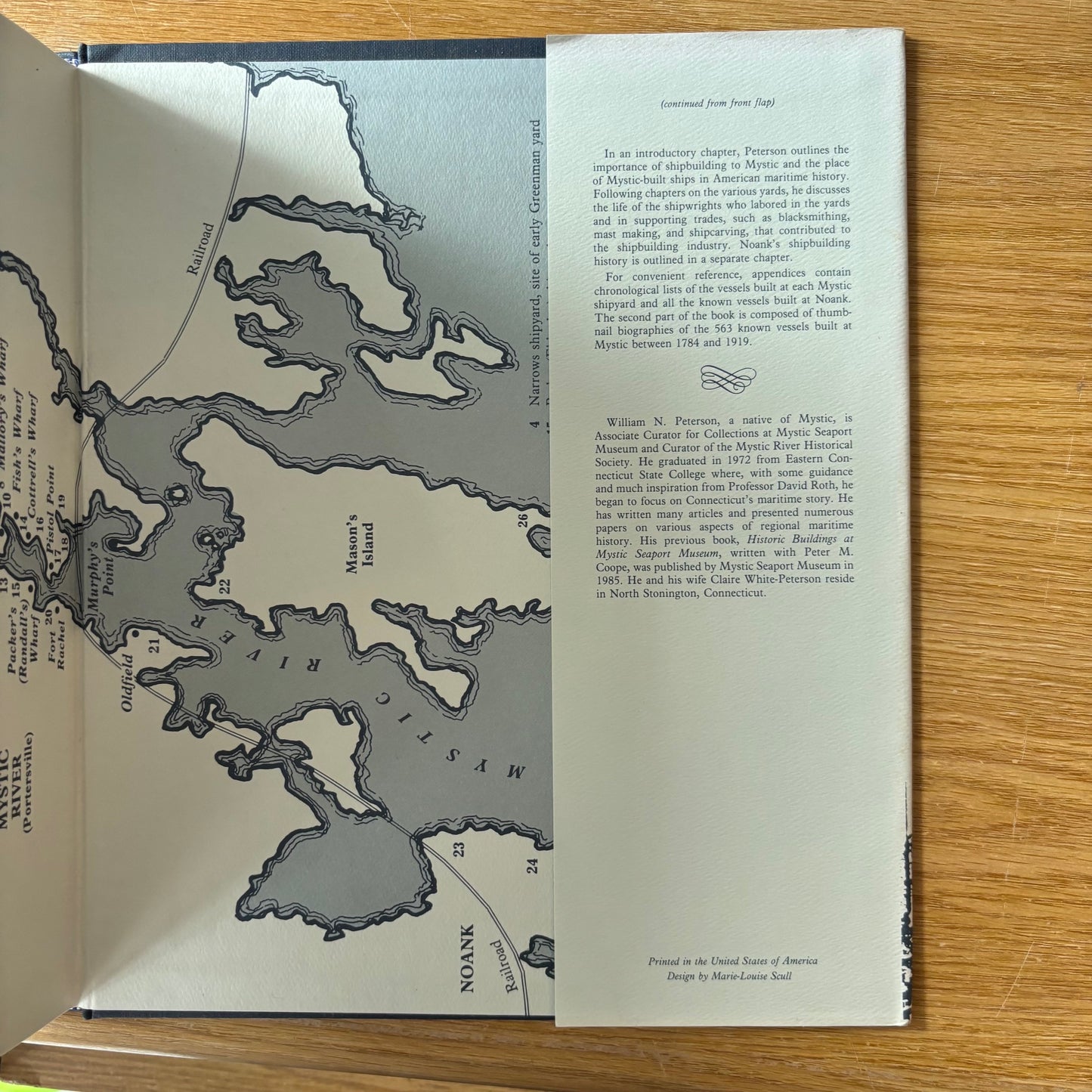 William N. Peterson - Mystic Built: Ships and Shipyards of the Mystic River, Connecticut 1784-1919 - Signed First Edition