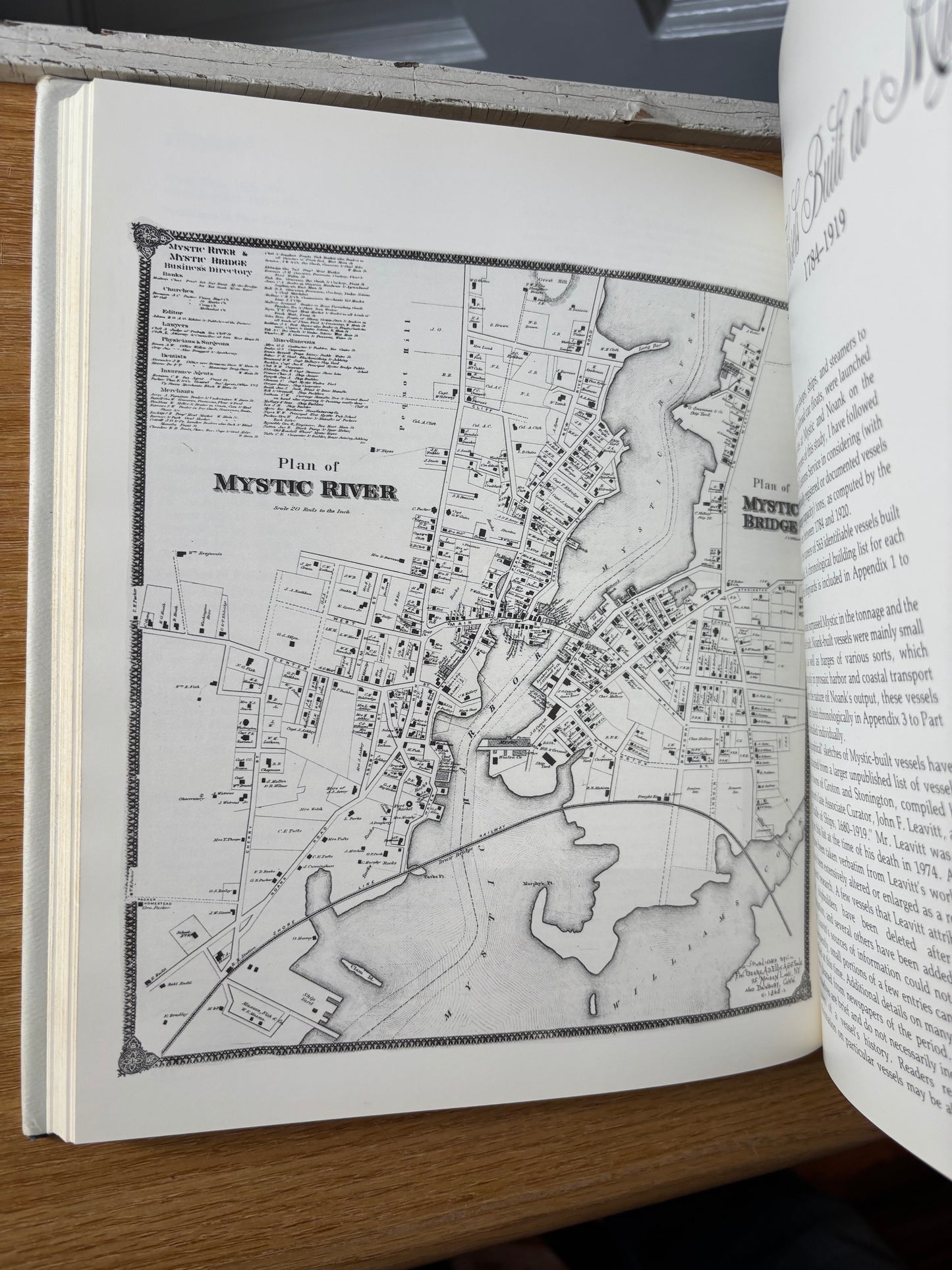 William N. Peterson - Mystic Built: Ships and Shipyards of the Mystic River, Connecticut 1784-1919 - Signed First Edition