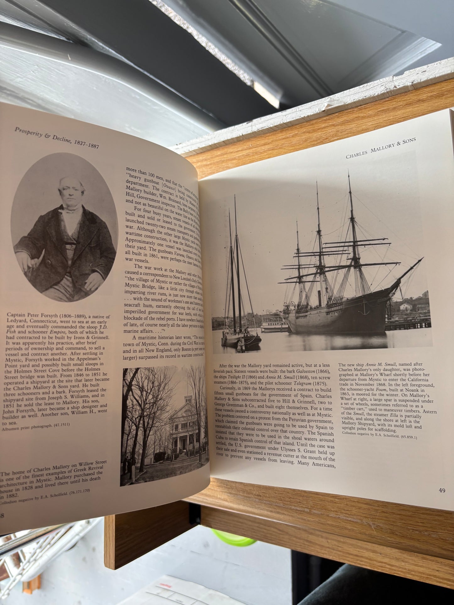 William N. Peterson - Mystic Built: Ships and Shipyards of the Mystic River, Connecticut 1784-1919 - Signed First Edition