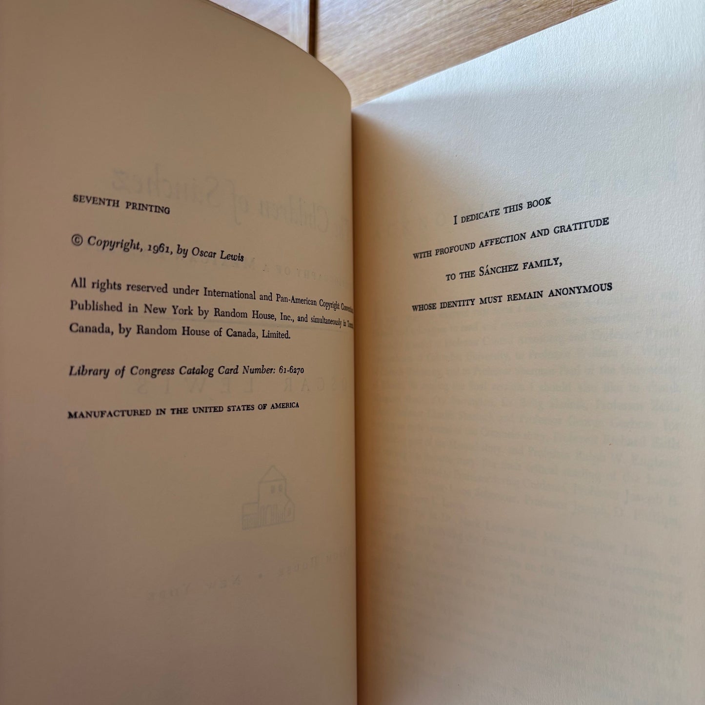 Oscar Lewis - The Children of Sanchez: Autobiography of a Mexican Family