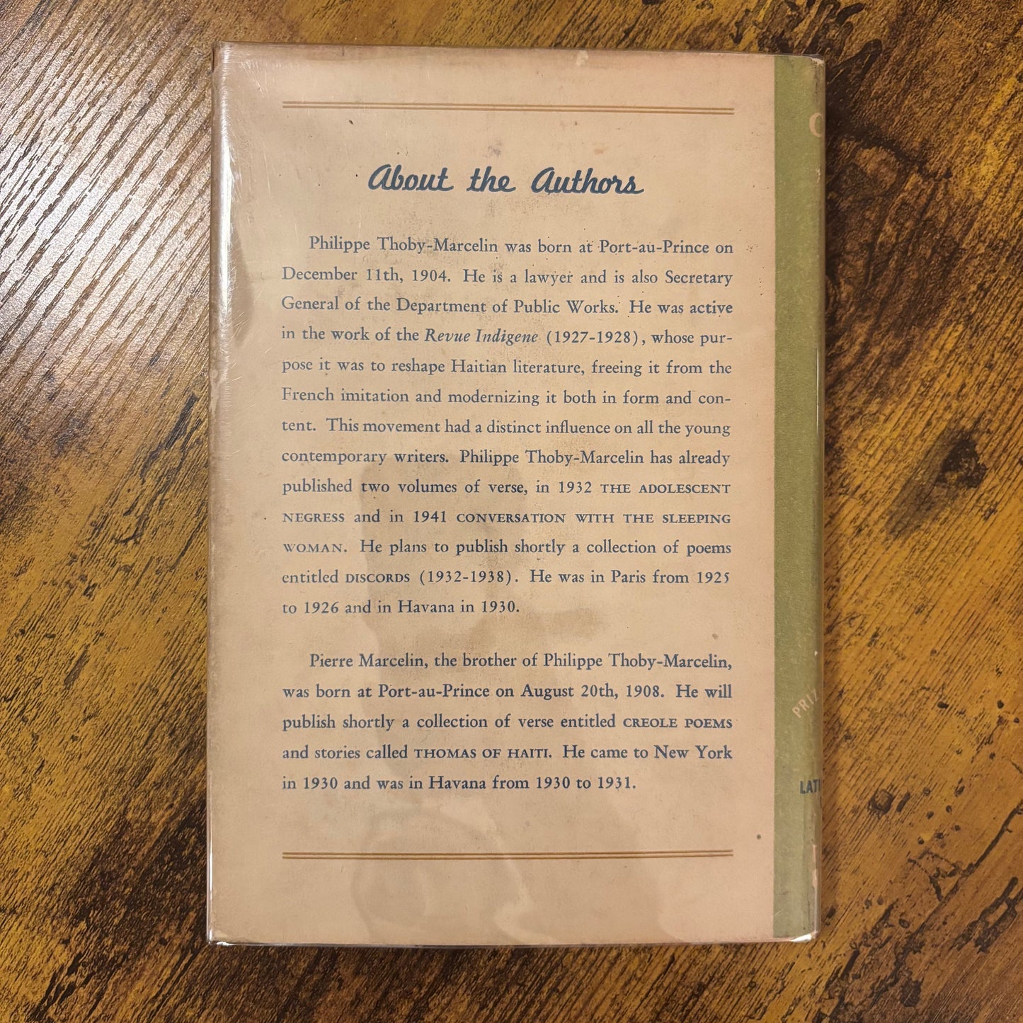 Pierre & Philippe-Toby Marcellin - Canape-Vert - First Edition