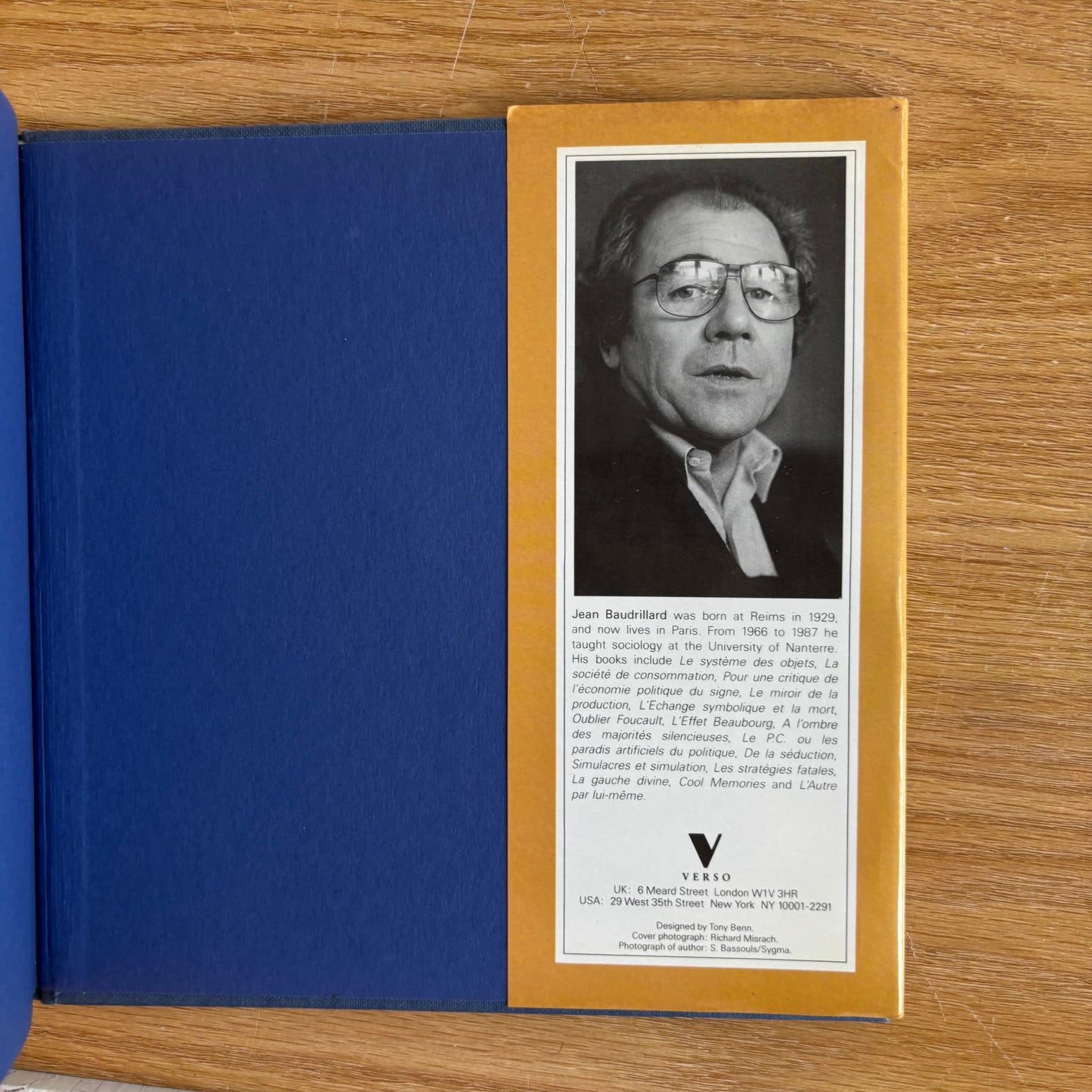 Jean Baudrillard - America - First Edition