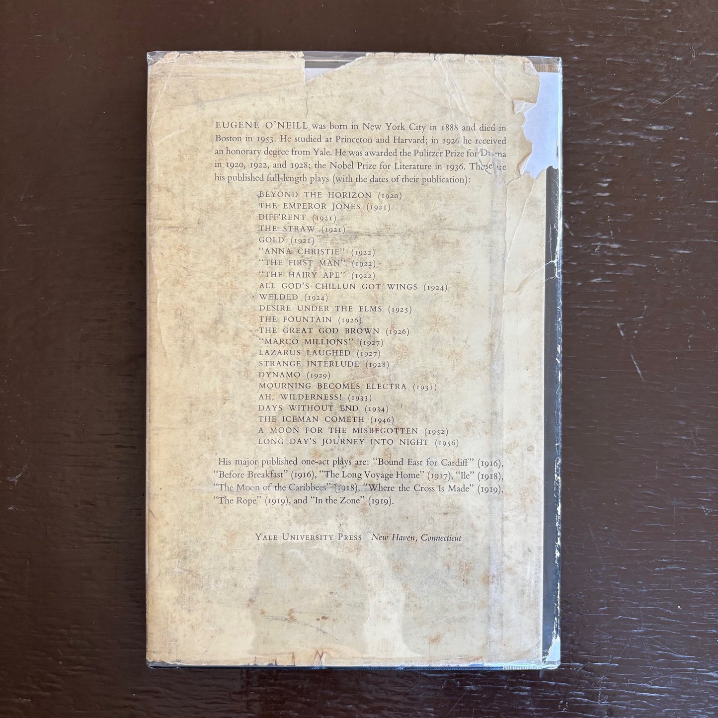 Eugene O'Neill - Long Day's Journey Into Night - First Edition Third Printing