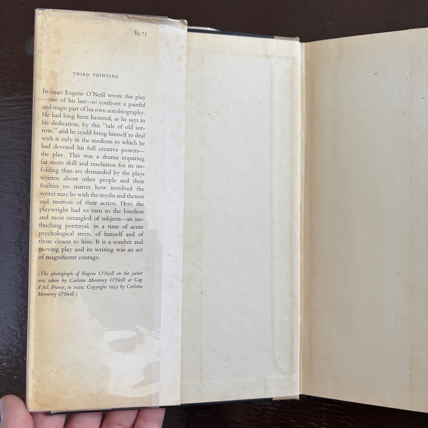 Eugene O'Neill - Long Day's Journey Into Night - First Edition Third Printing