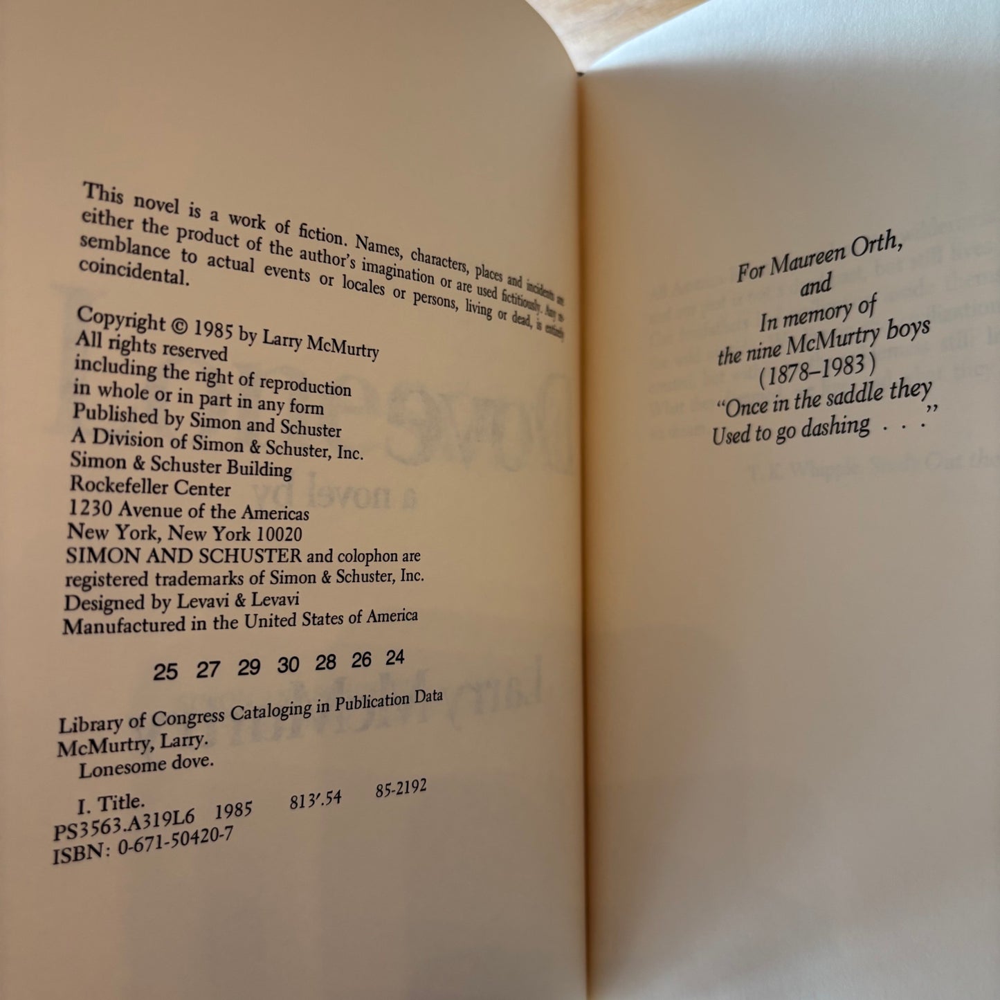 Larry McMurtry - Lonesome Dove