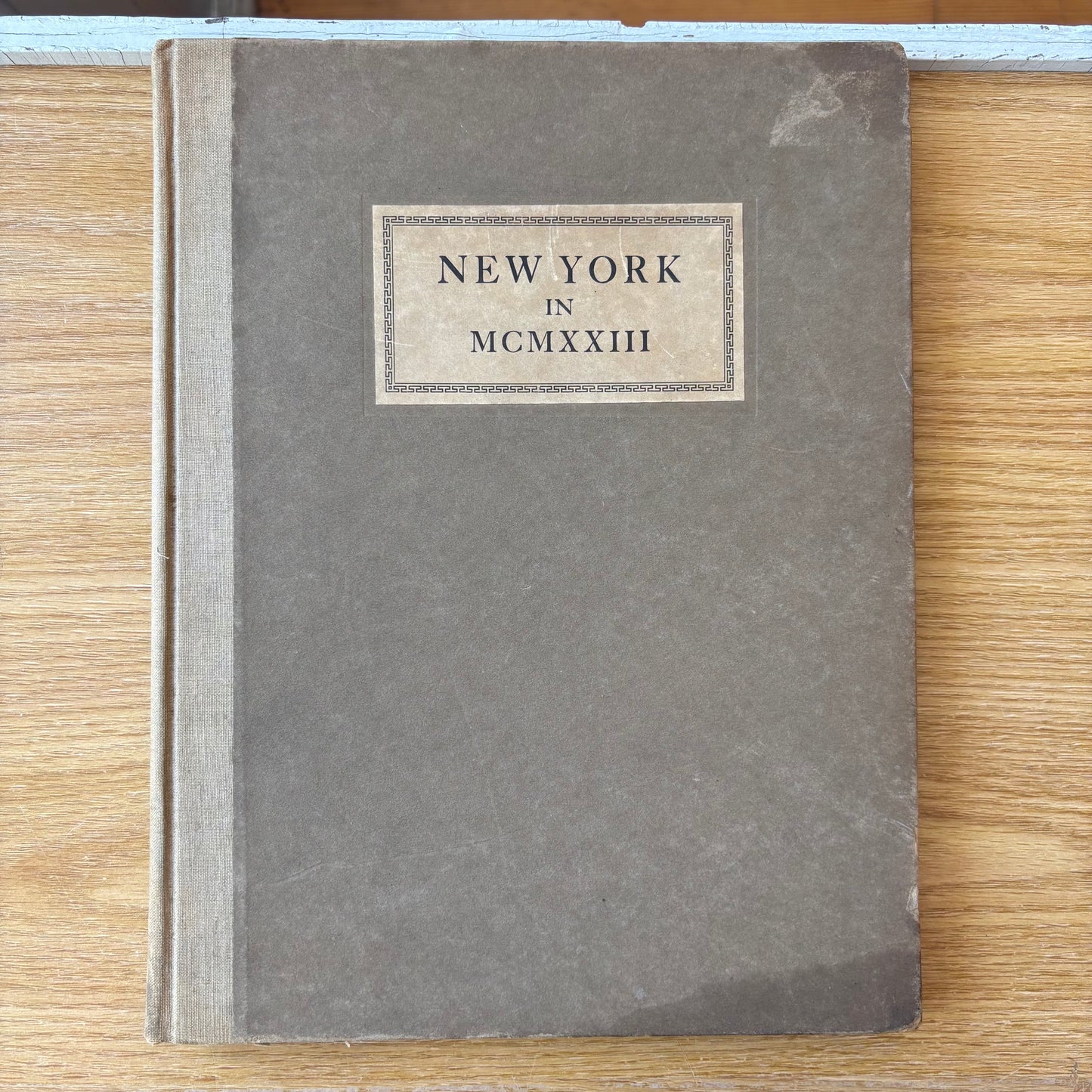 New York in MCMXXIII - First Edition