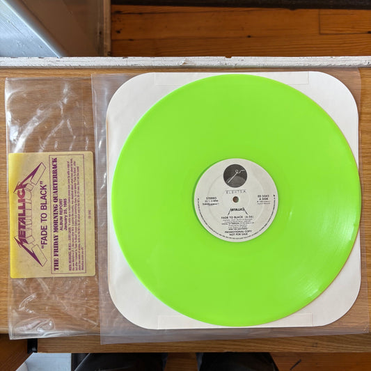 Metallica - Fade to Black - Promotional Fluorescent Green Pressing