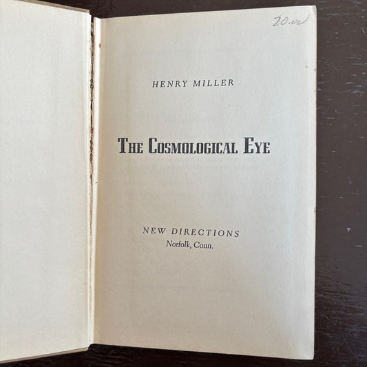 Henry Miller - The Cosmological Eye