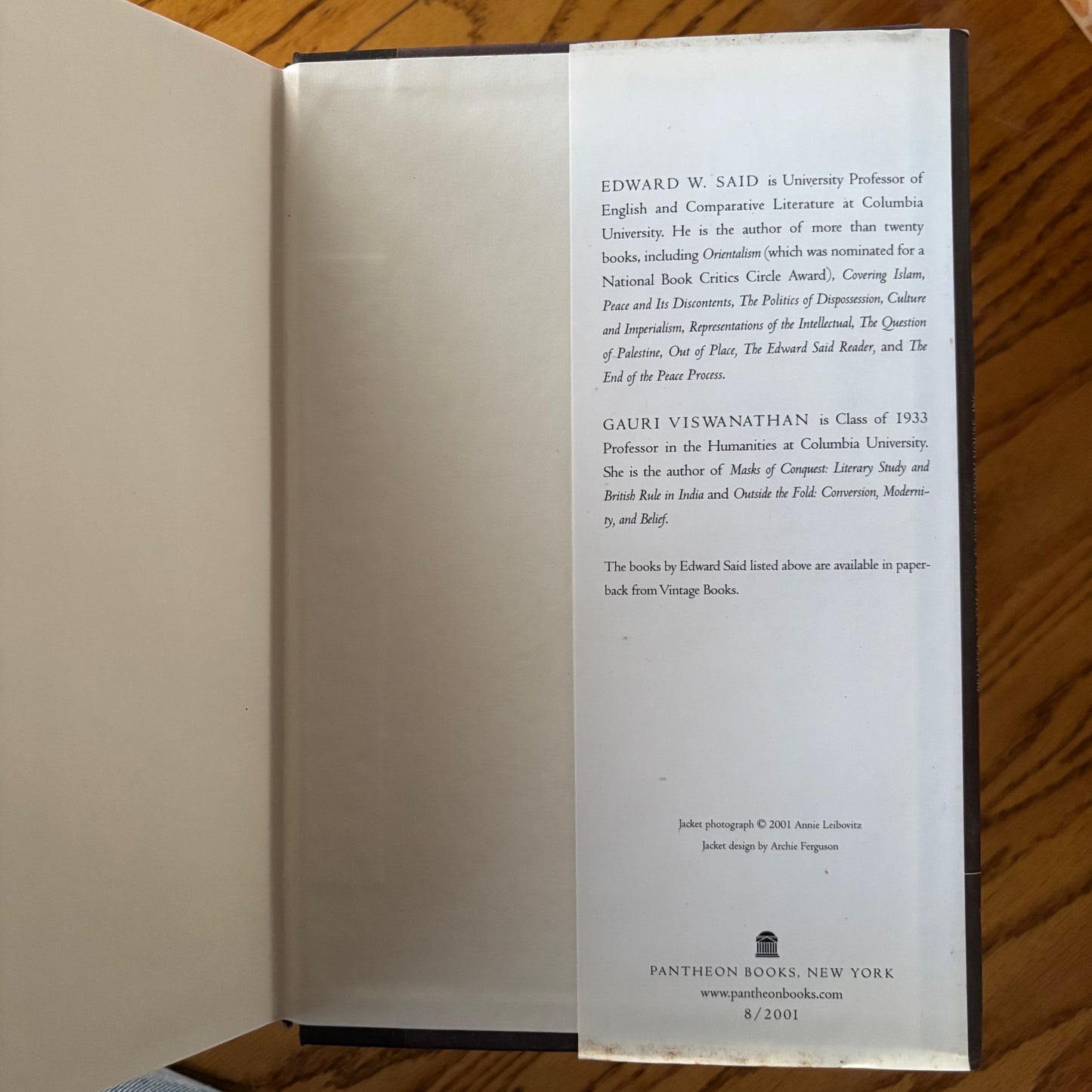 Power, Politics and Culture: Interviews with Edward W. Said