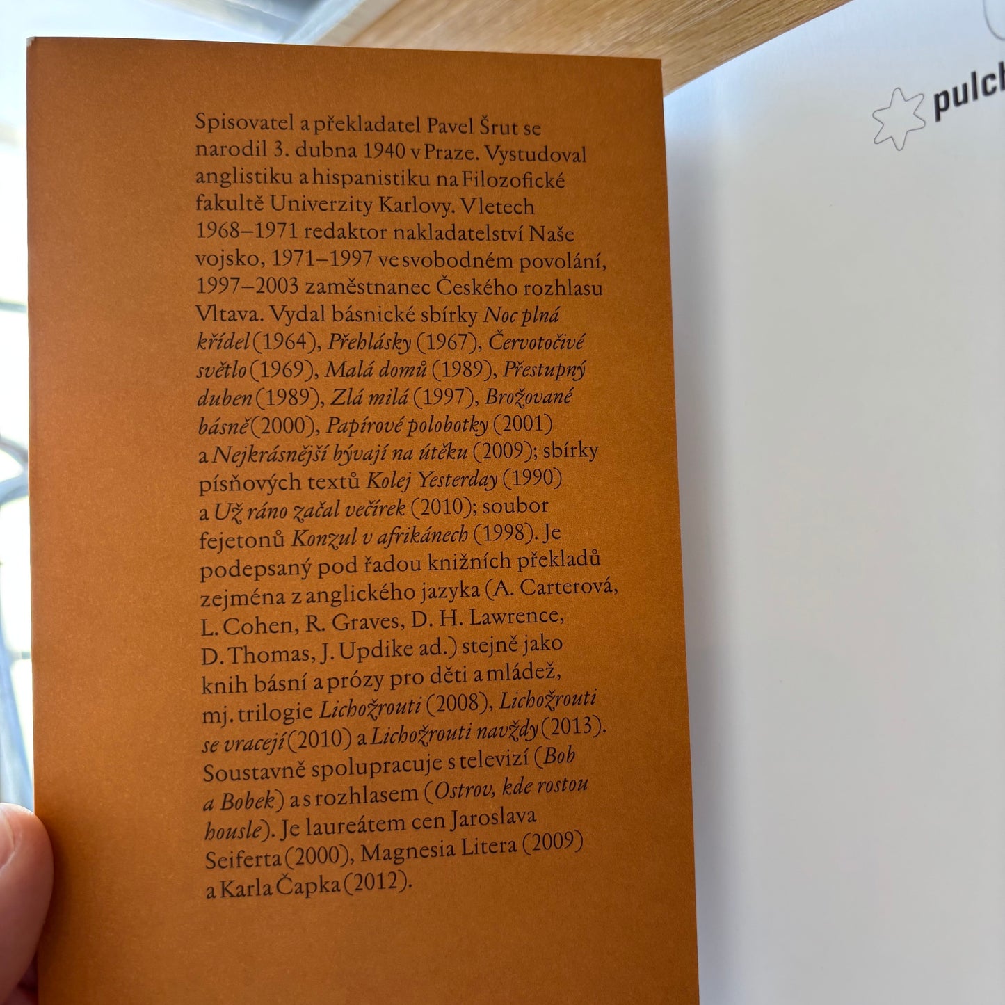 Pavel Šrut - Červotočivé Svetlo (Worm-Eaten Light) - First Edition