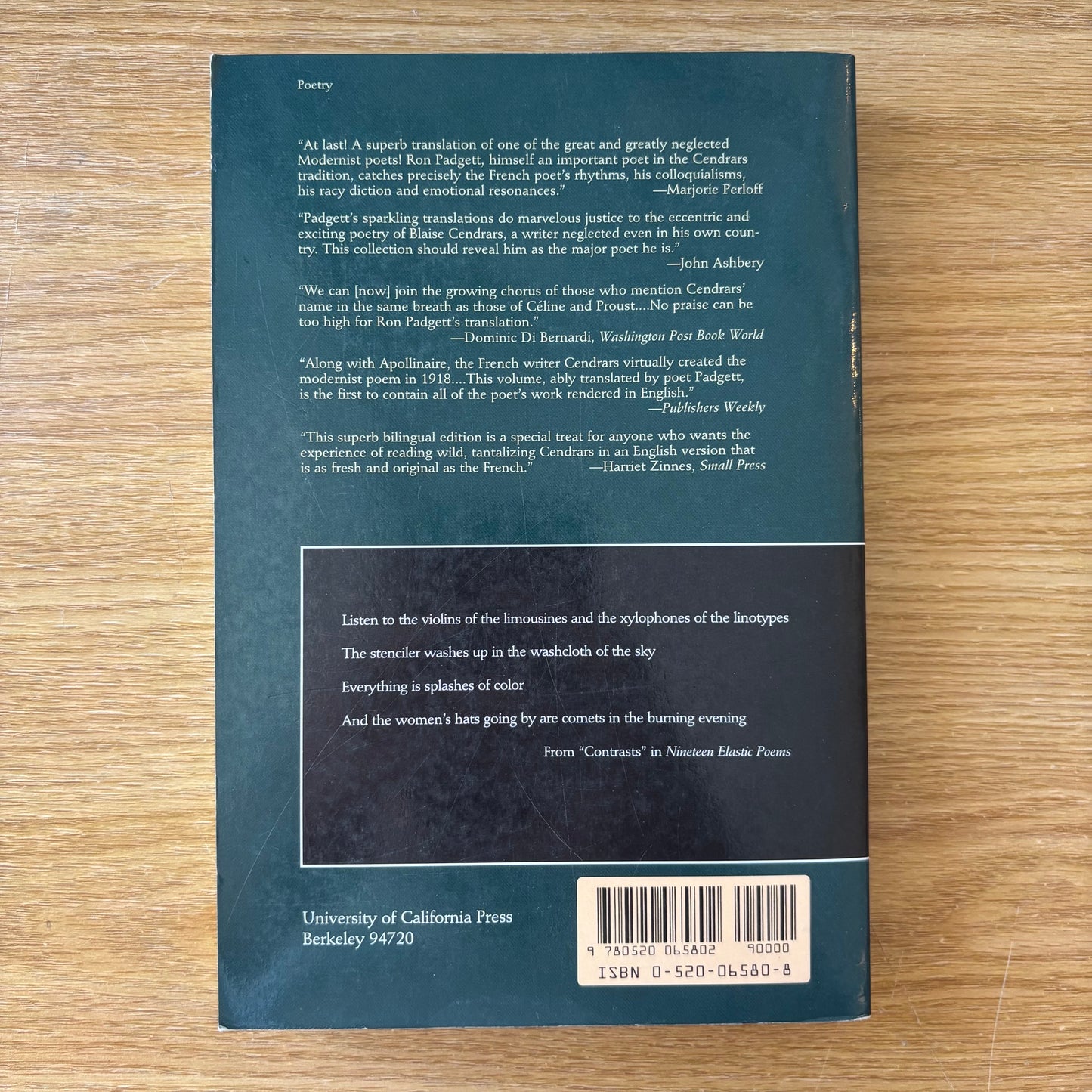 Blaise Cendrars - Complete Poems