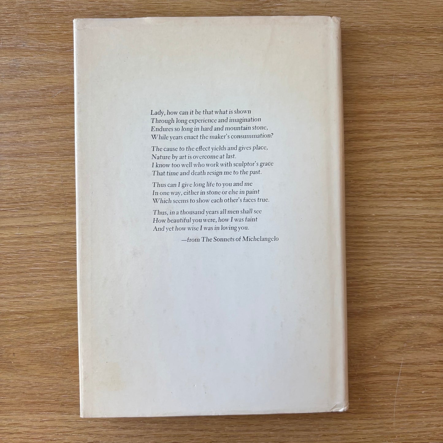 Michelangelo - The Sonnets of Michelangelo - First Edition