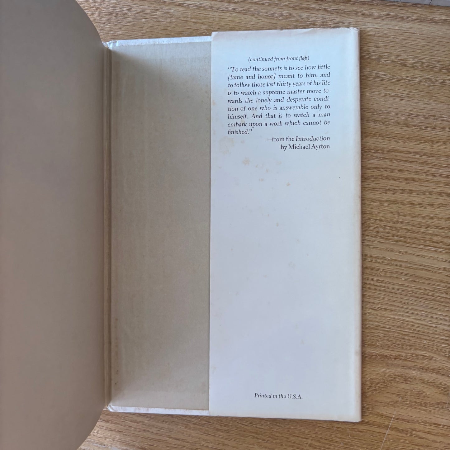 Michelangelo - The Sonnets of Michelangelo - First Edition