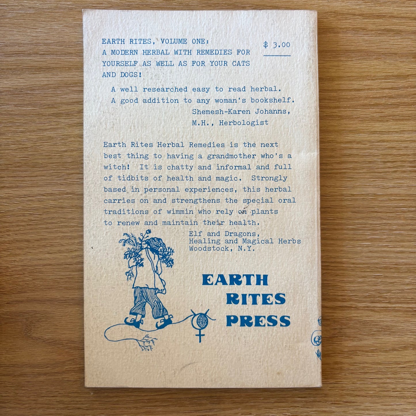 Sherry Mestel, ed. - Earth Rites Vol. 1: Herbal Remedies