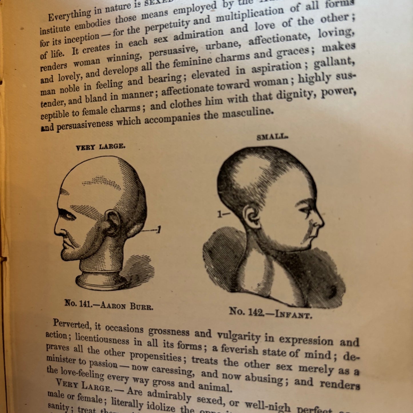 O.S. Fowler - The Practical Phrenologist - Signed