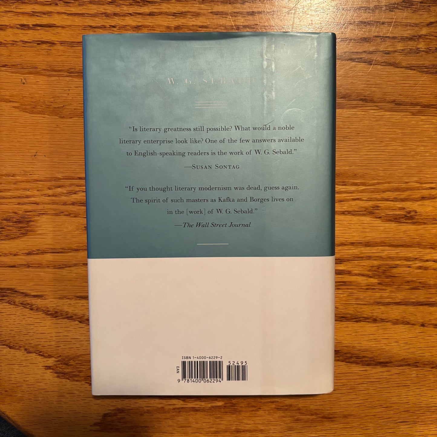 W.G. Sebald - Campo Santo - First Edition