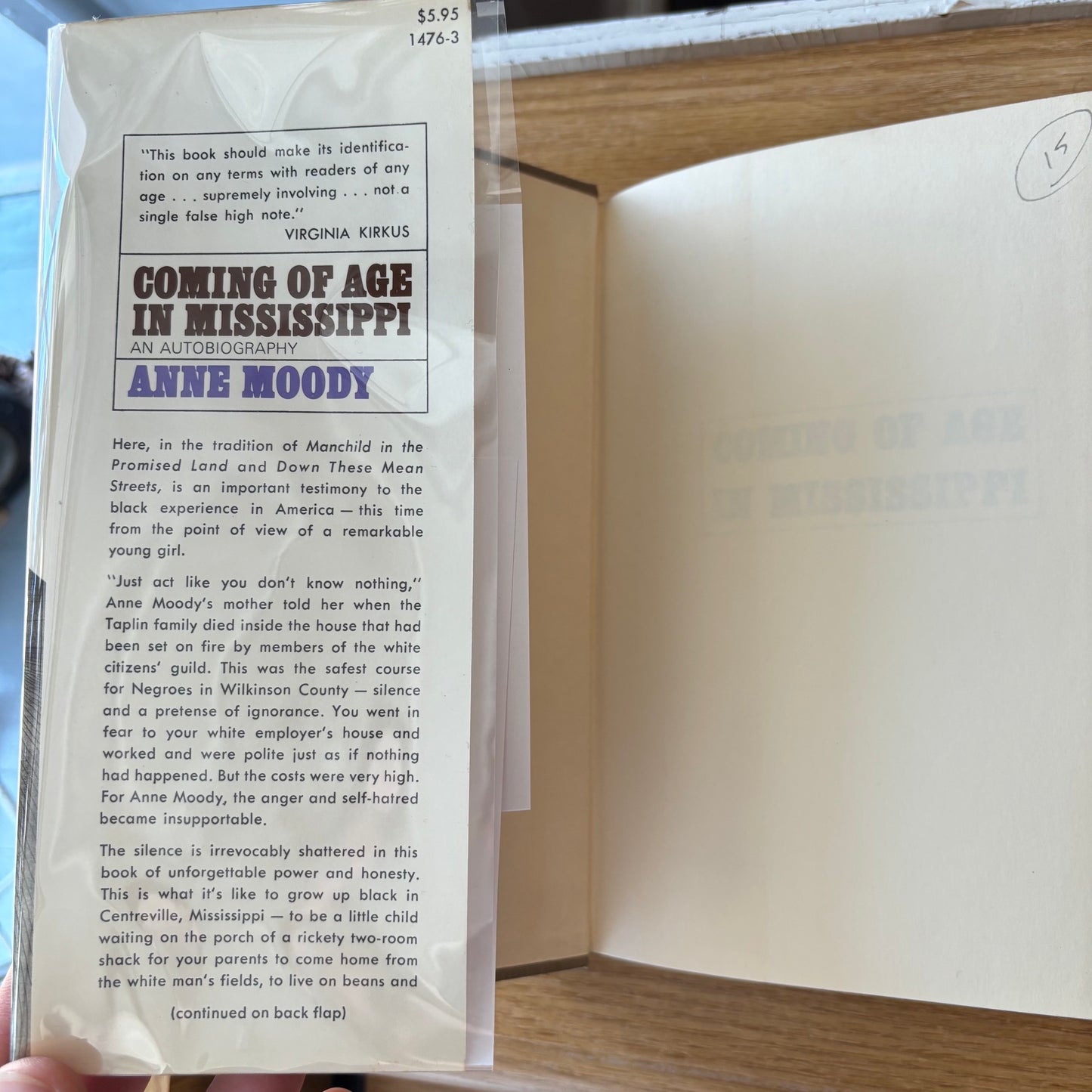 Anne Moody - Coming of Age in Mississippi